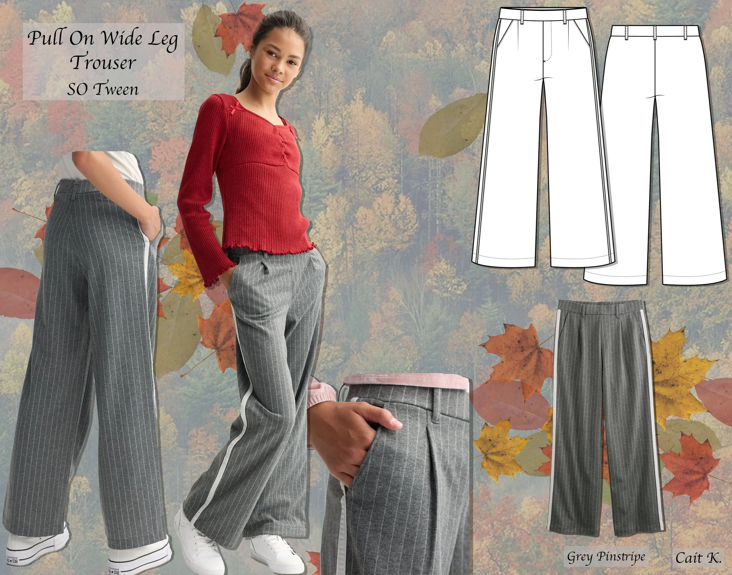 FA/HOL - Pull On Wide Leg Trouser