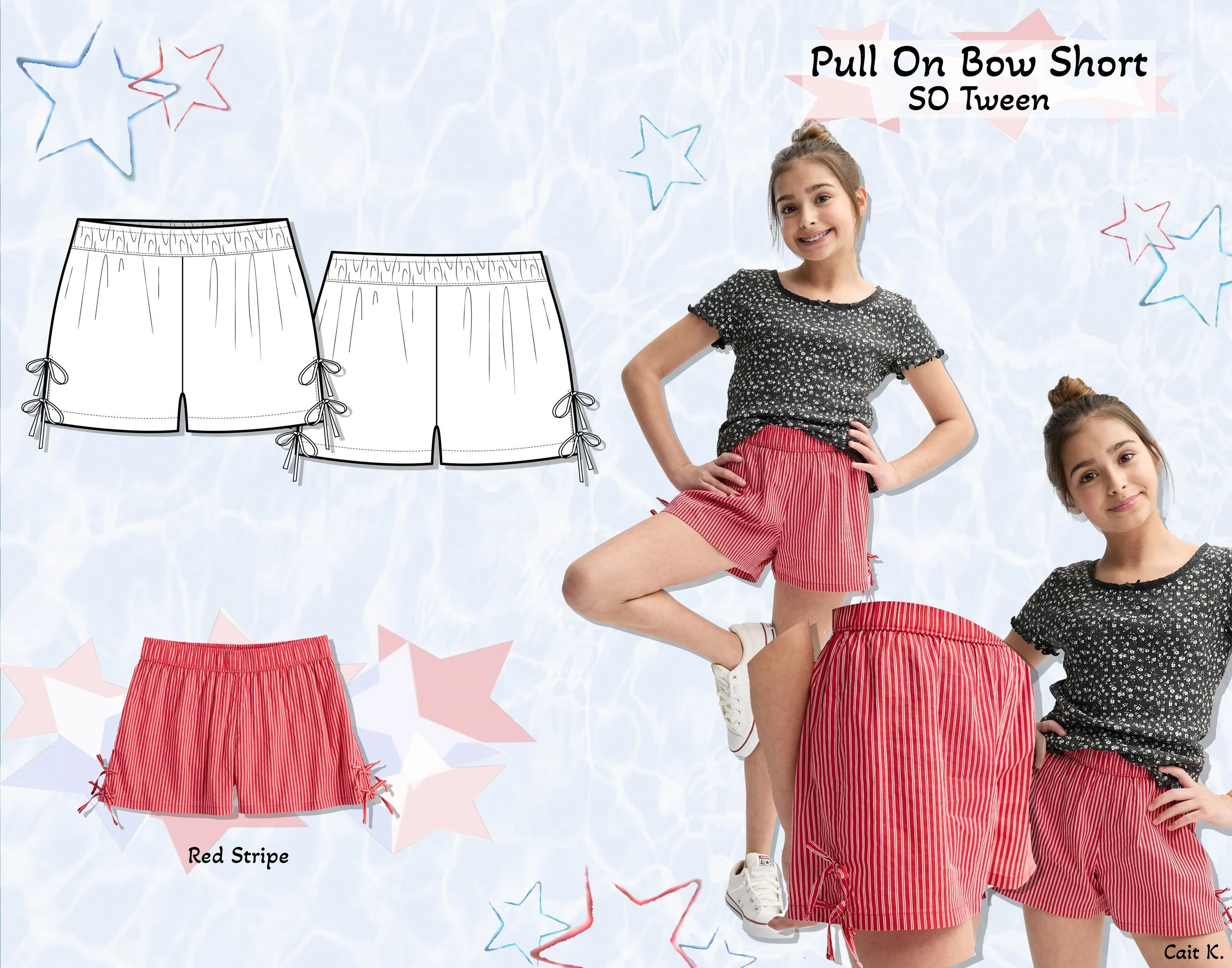 SU25 - Pull On Bow Short