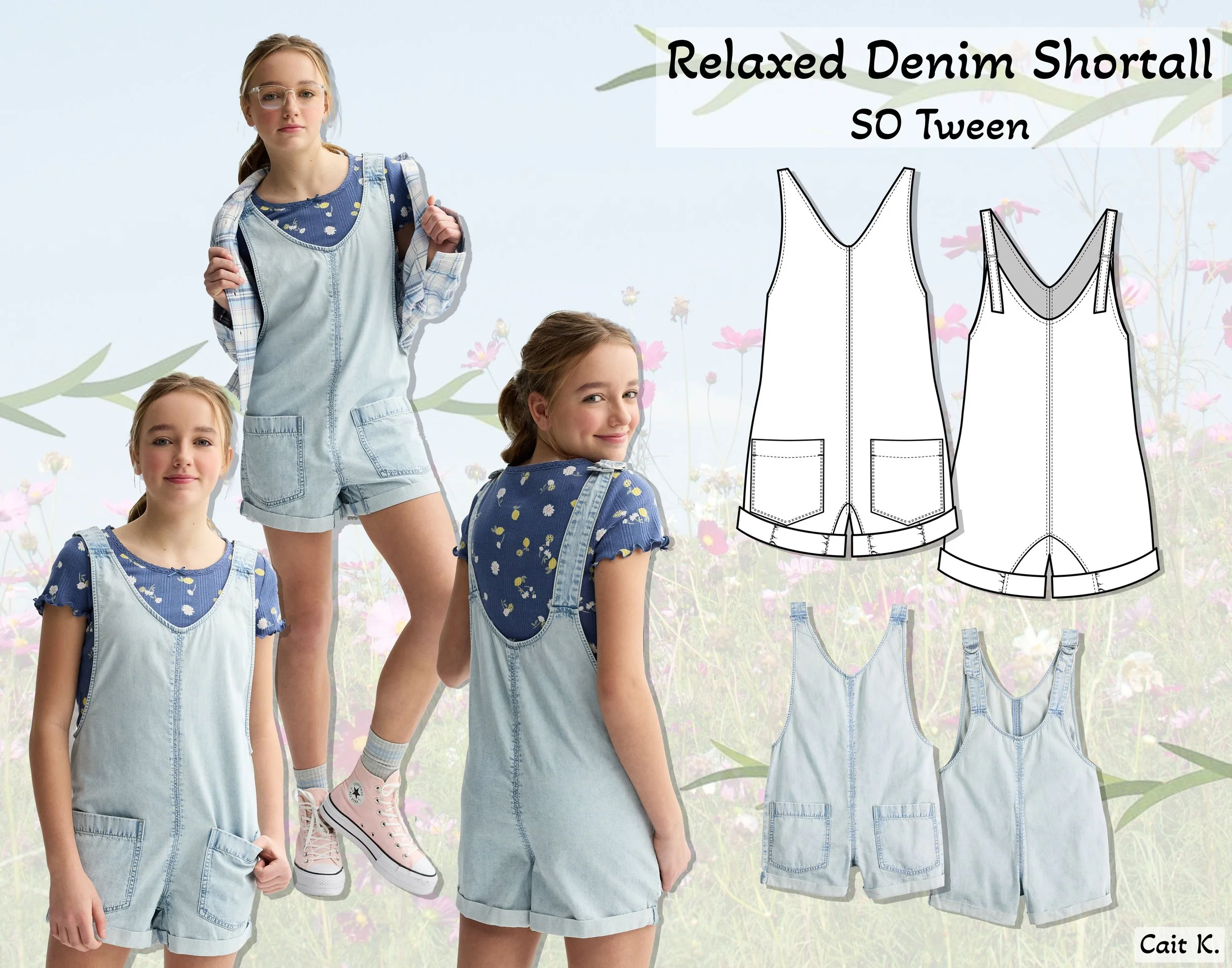SP25 - Relaxed Denim Shortall