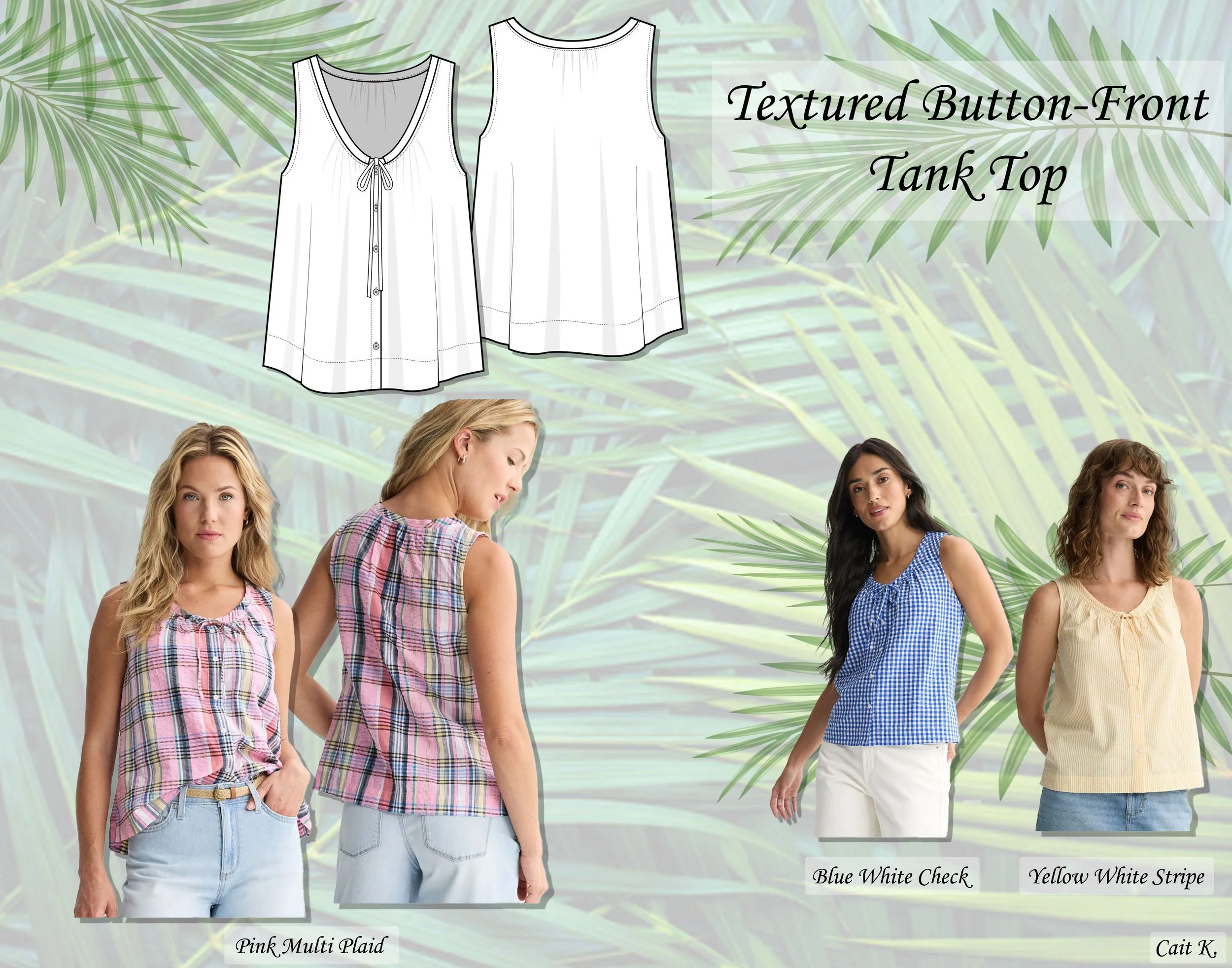 Sonoma Textured Button-Front Tank.jpg