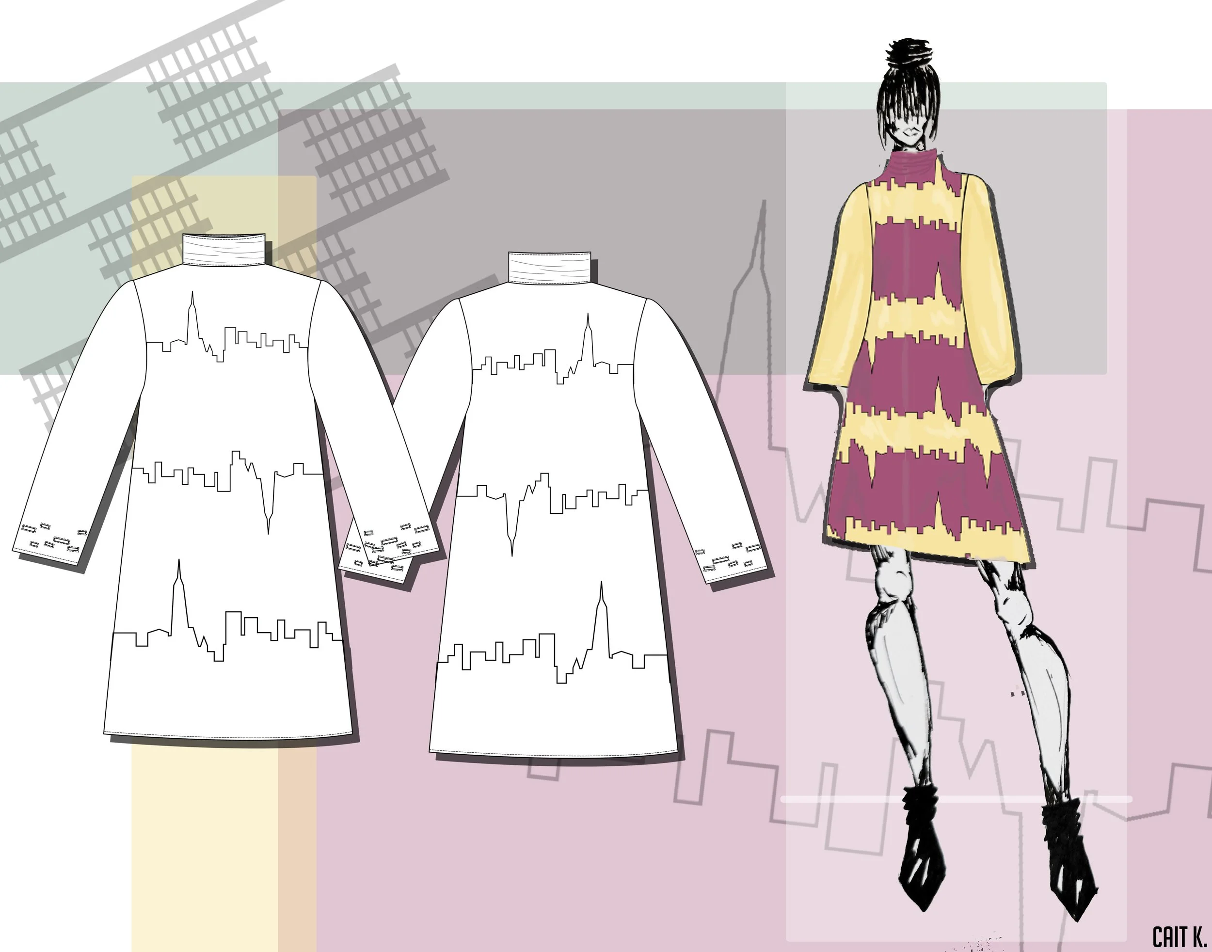 Color Block Shift Dress