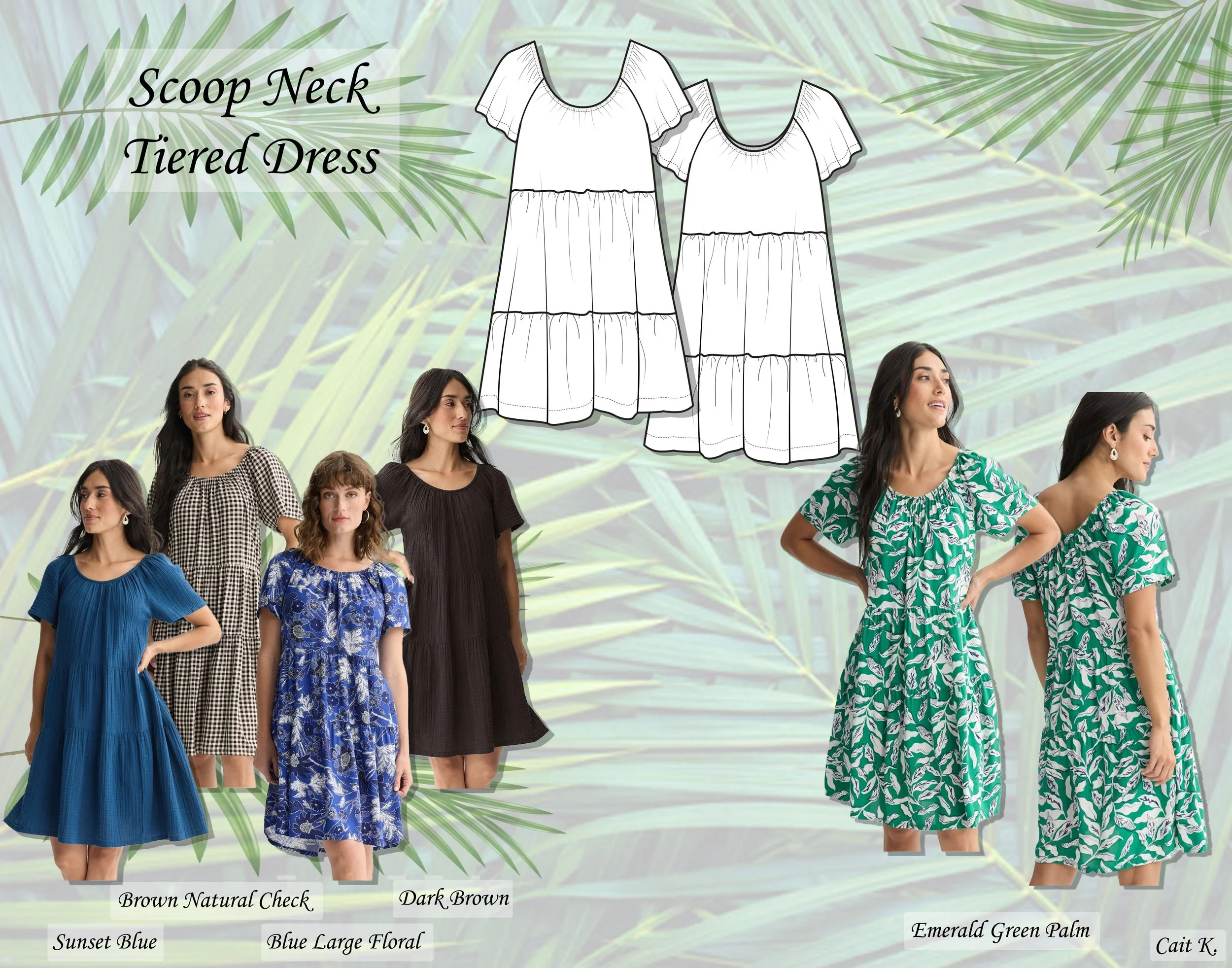 Sonoma Scoop Neck Tiered Dress.jpg