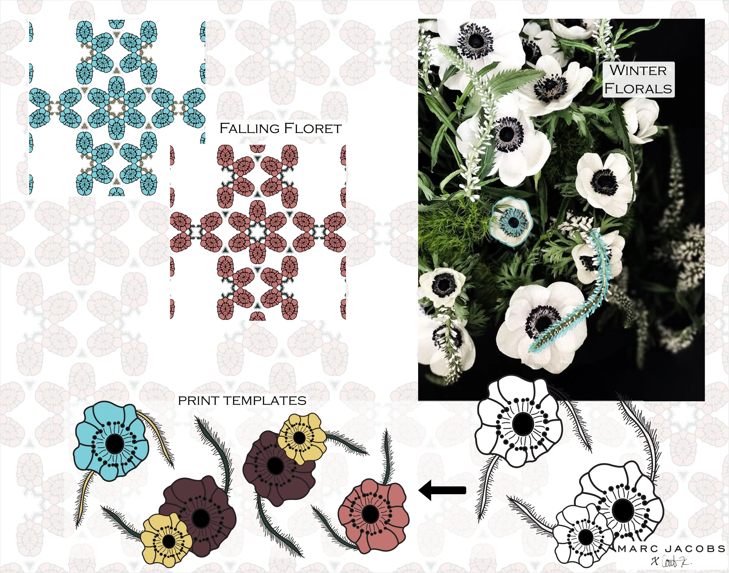 Floral Print Development