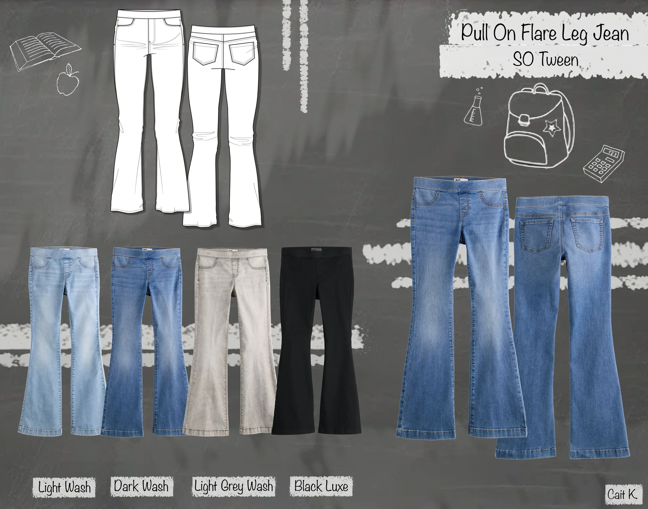 BTS - Pull On Flare Leg Jean