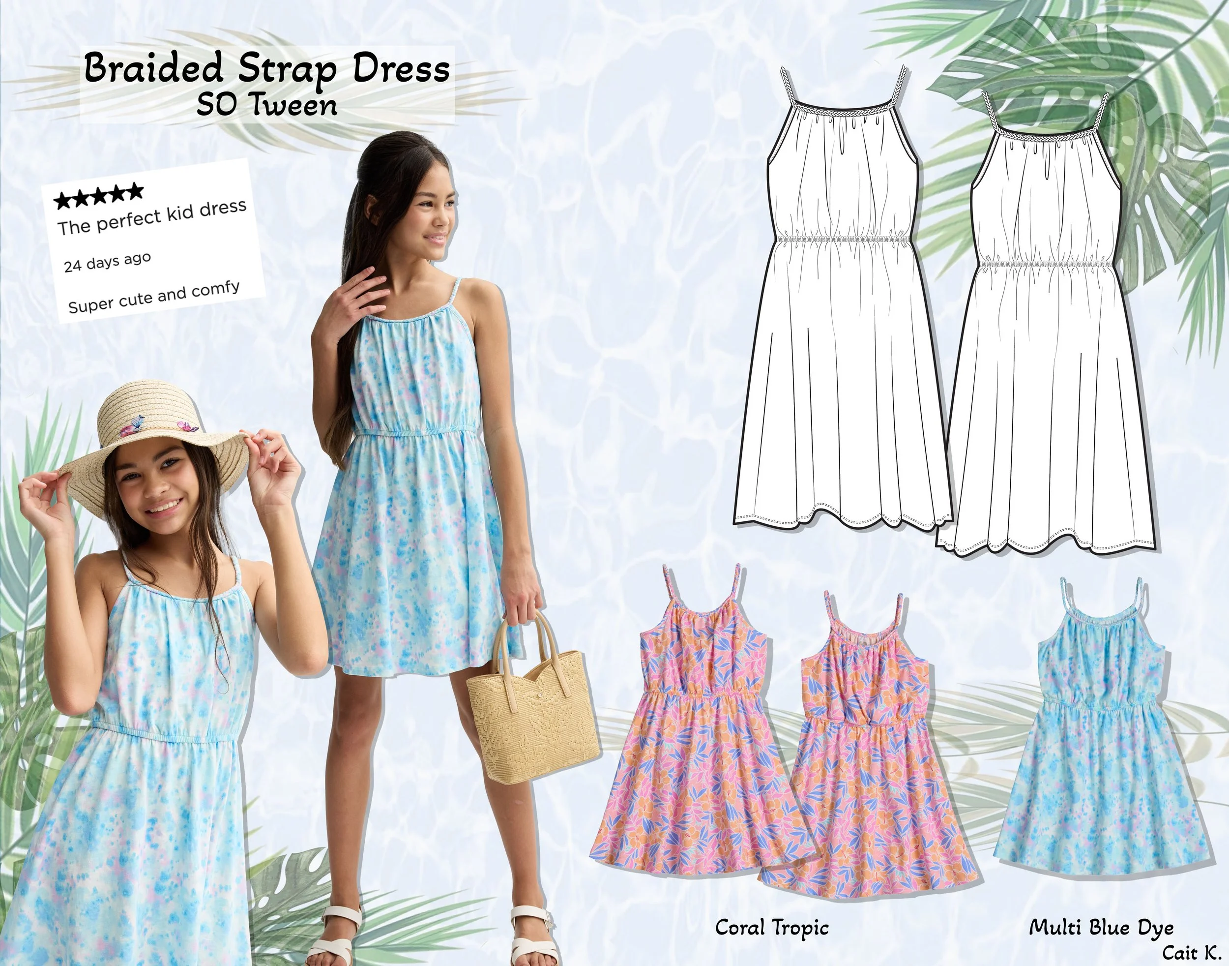 SU25 - Braided Strap Dress