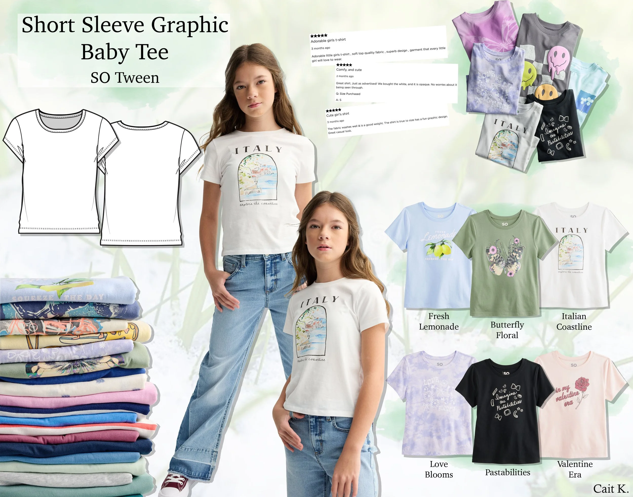 PSP25 - Short Sleeve Graphic Baby Tee