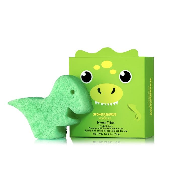 SPONGELLÉ T-Rex Shower Buffer Sponge