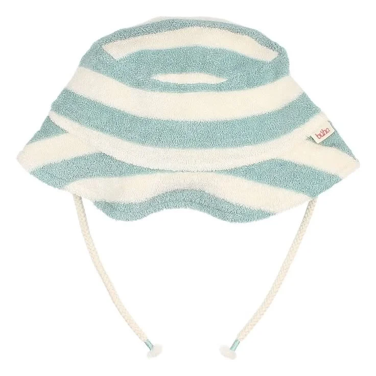 Búho - Organic cotton terry striped hat.jpeg