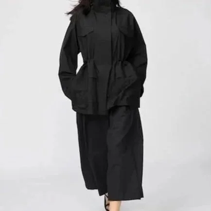 UNIQLO Cotton Culottes — Black