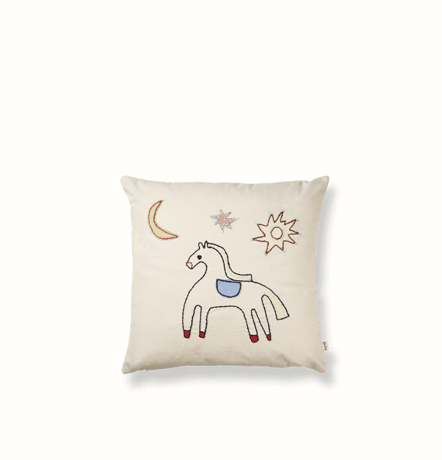 Ferm Living Naive Cushion kids pillow