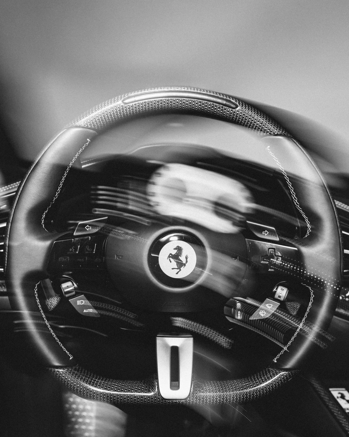 Nero Galaxy Purosangue in black and white🌌 

#Ferrari #Purosangue #workingwithferrari