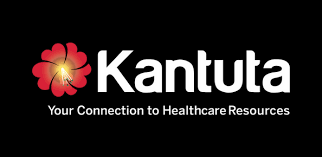 Kantuta logo with a red and yellow flower and the tagline 'Your Connection to Healthcare Resources'