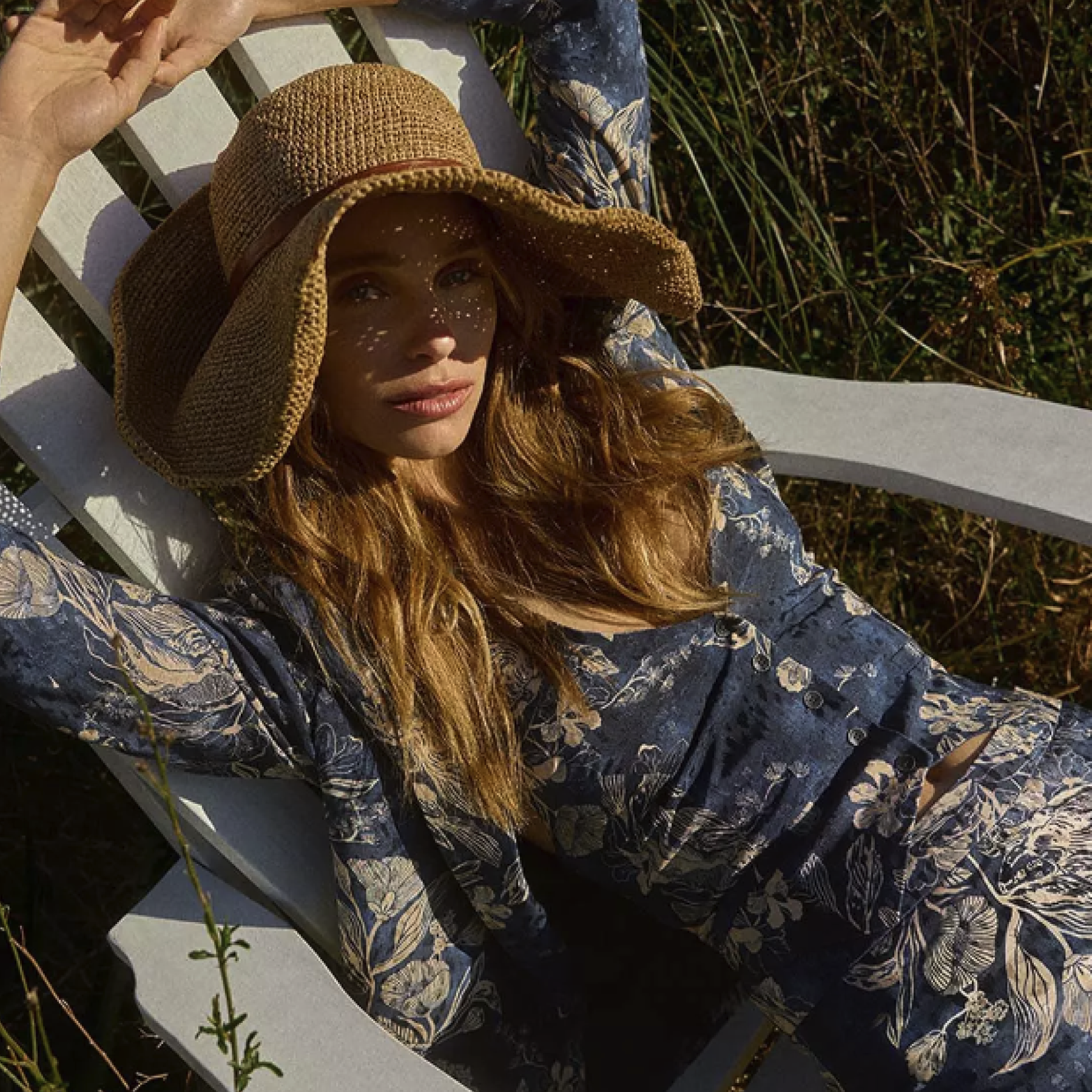 Estampado textil diseñado por una alumna del curso