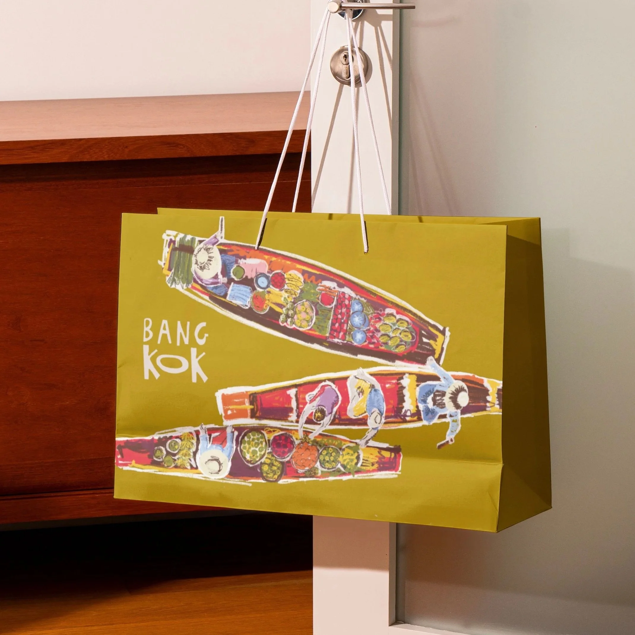 Estampado textil diseñado por una alumna del curso