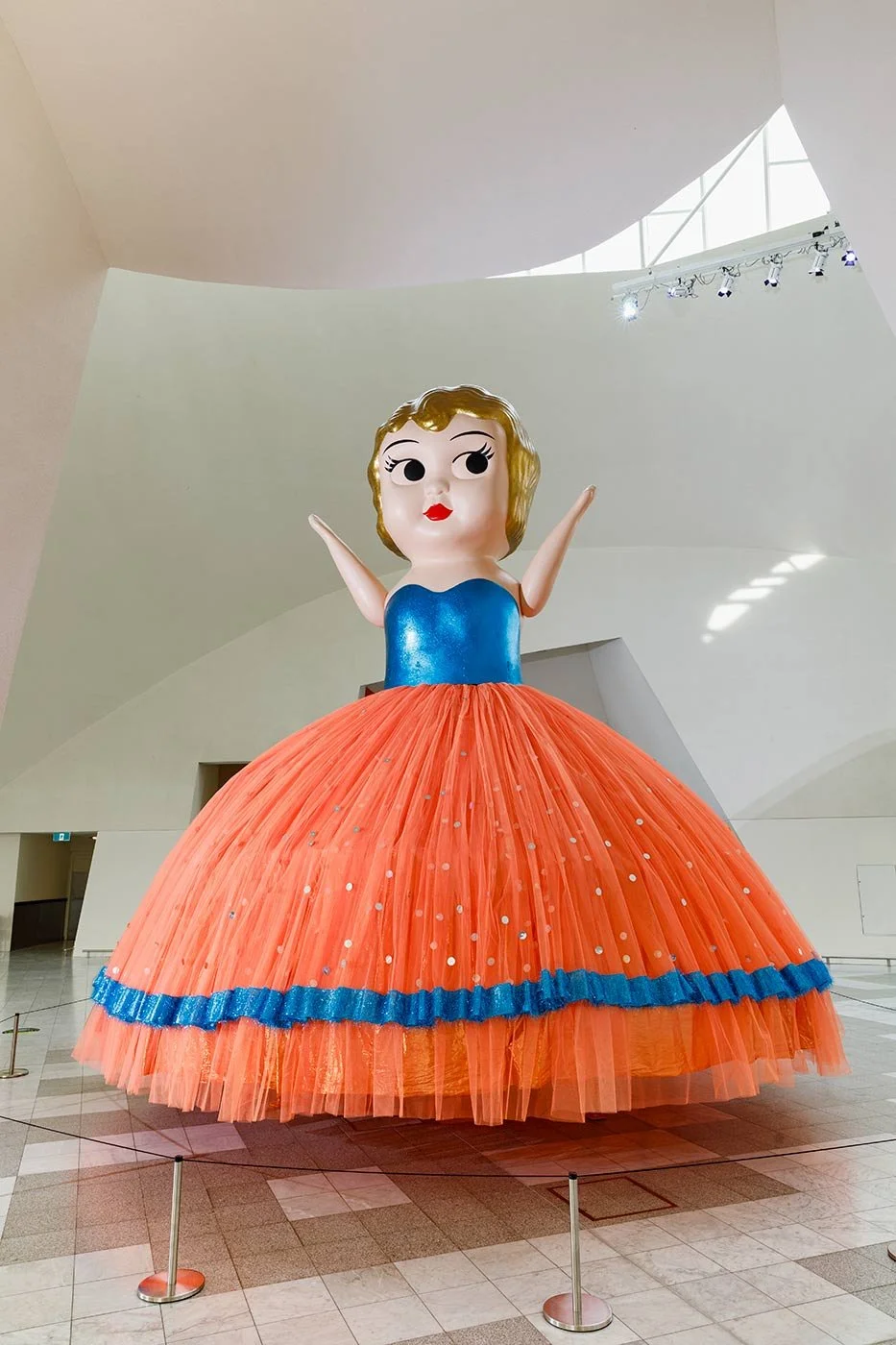 Textiles Technician - 2000 Olympics Kewpie Doll install