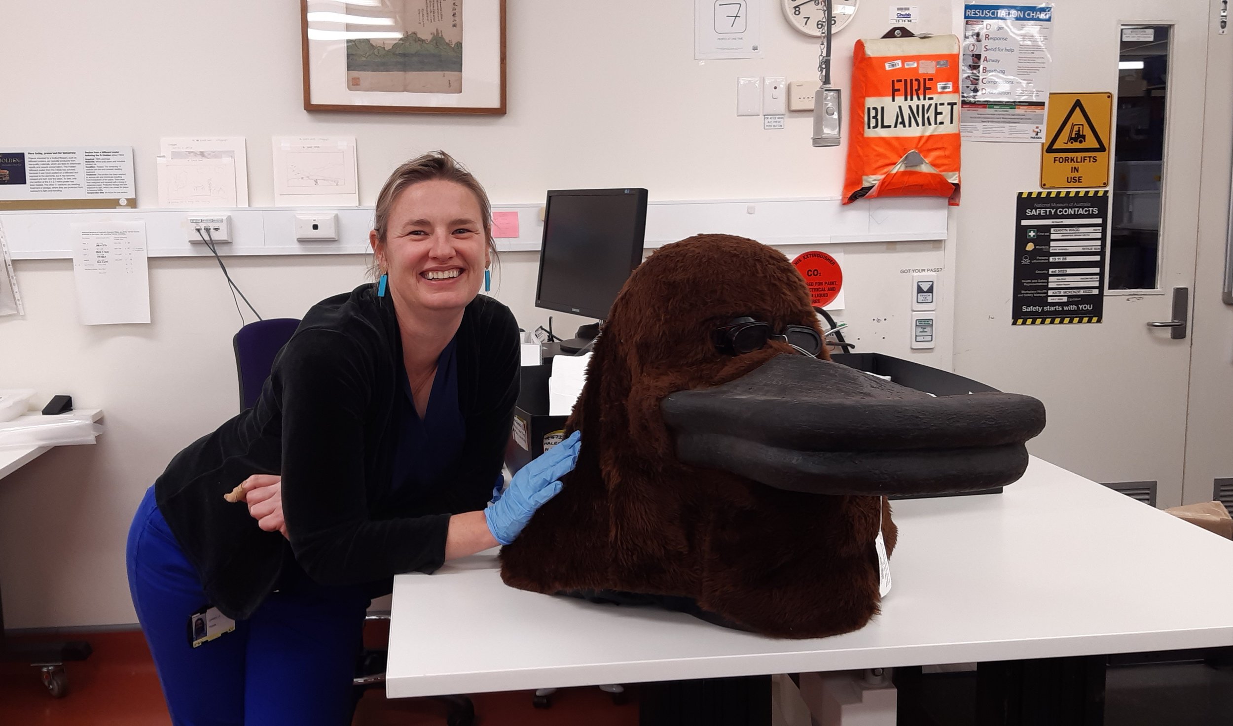 Textiles Technician - mount making (hand carved mount)