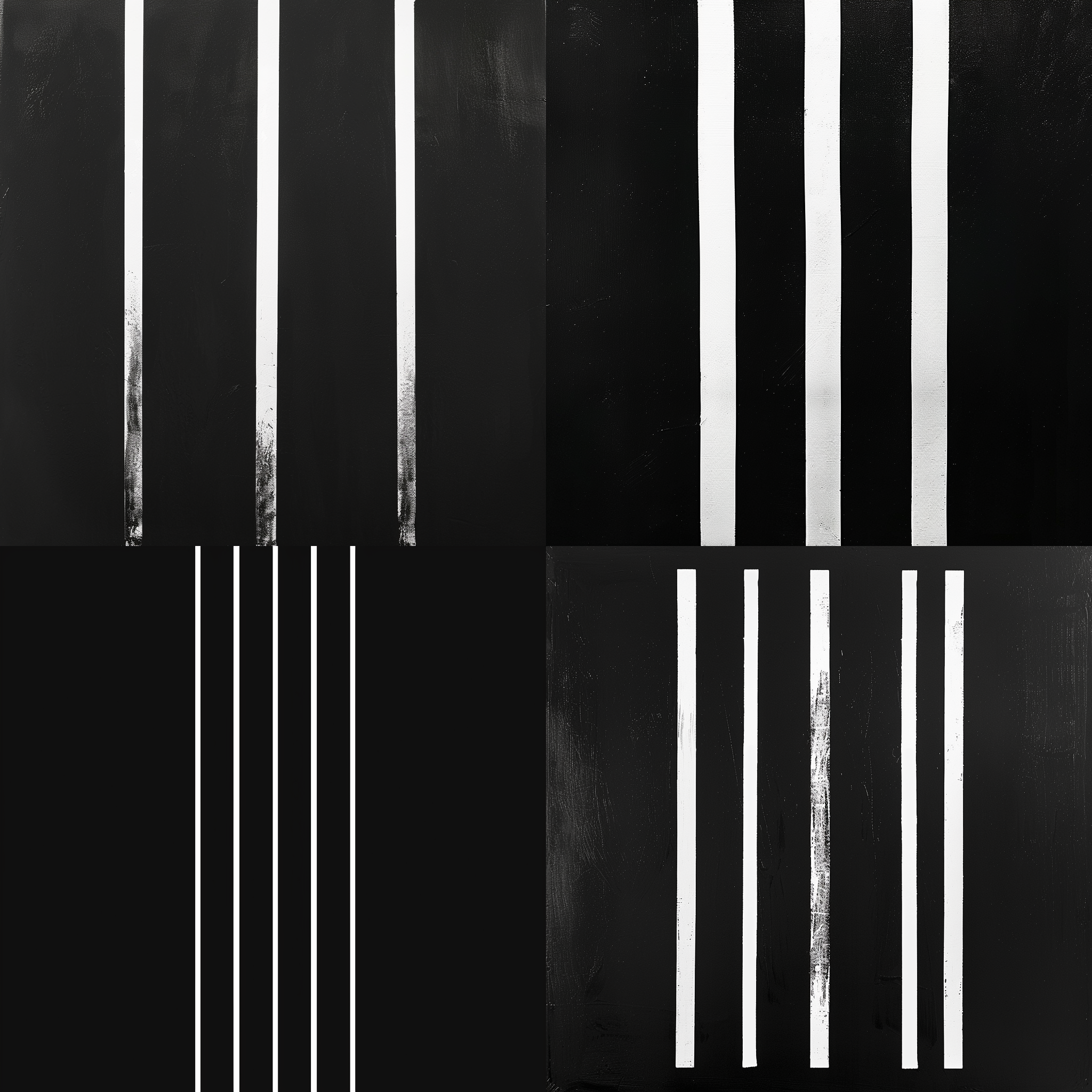 Trois Lignes Blanches par Enzo d’Armenio