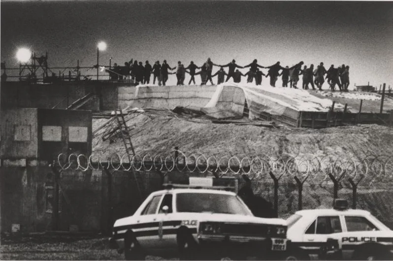Women dancing at Greenham common. Photo (c) Raissa Page