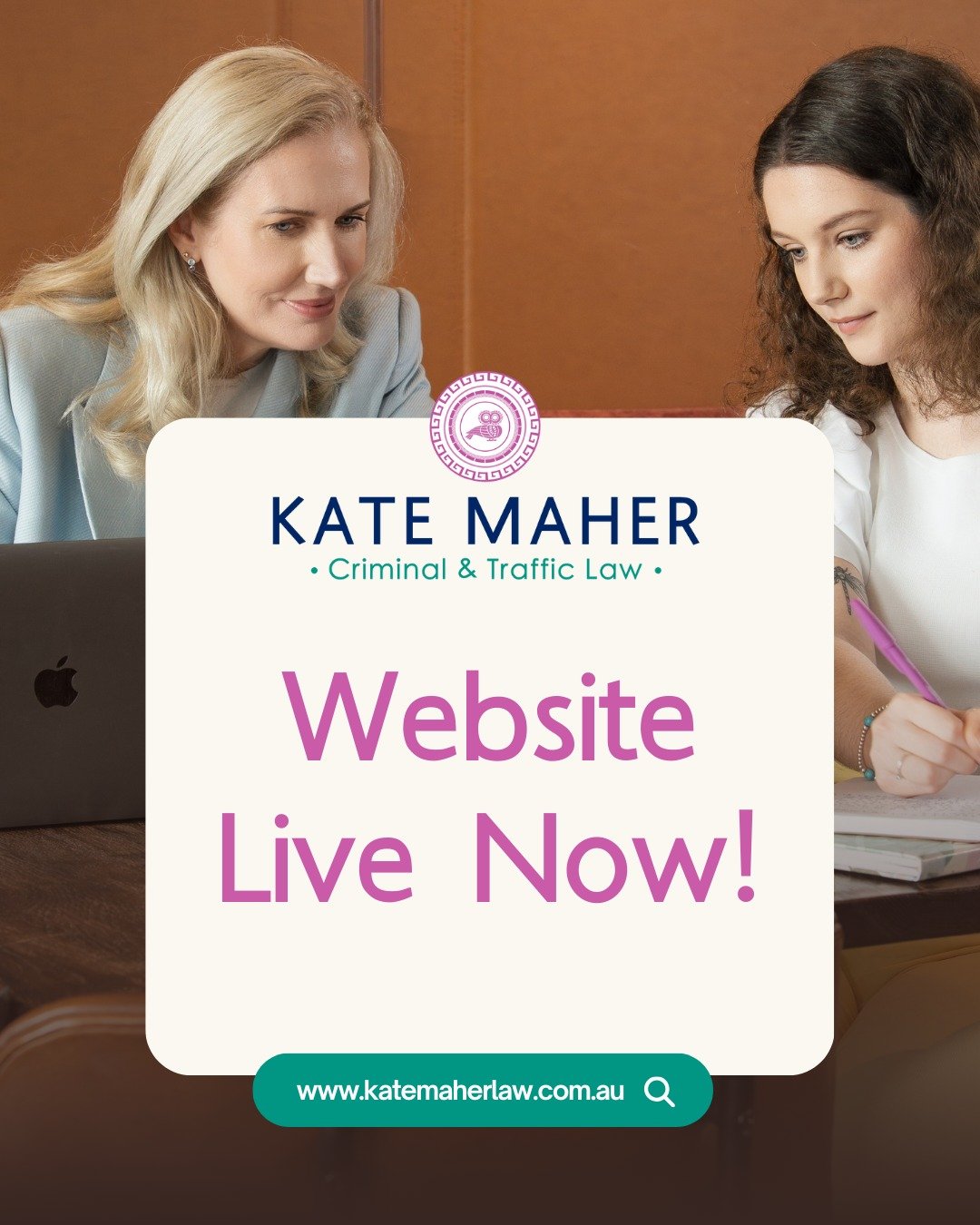 We&rsquo;re live! 🚀

The Kate Maher Criminal &amp; Traffic Law website is now up and running.

If you&rsquo;re looking for experience you can trust and results you can rely on, we're committed to standing by our clients every step of the way.

We wo