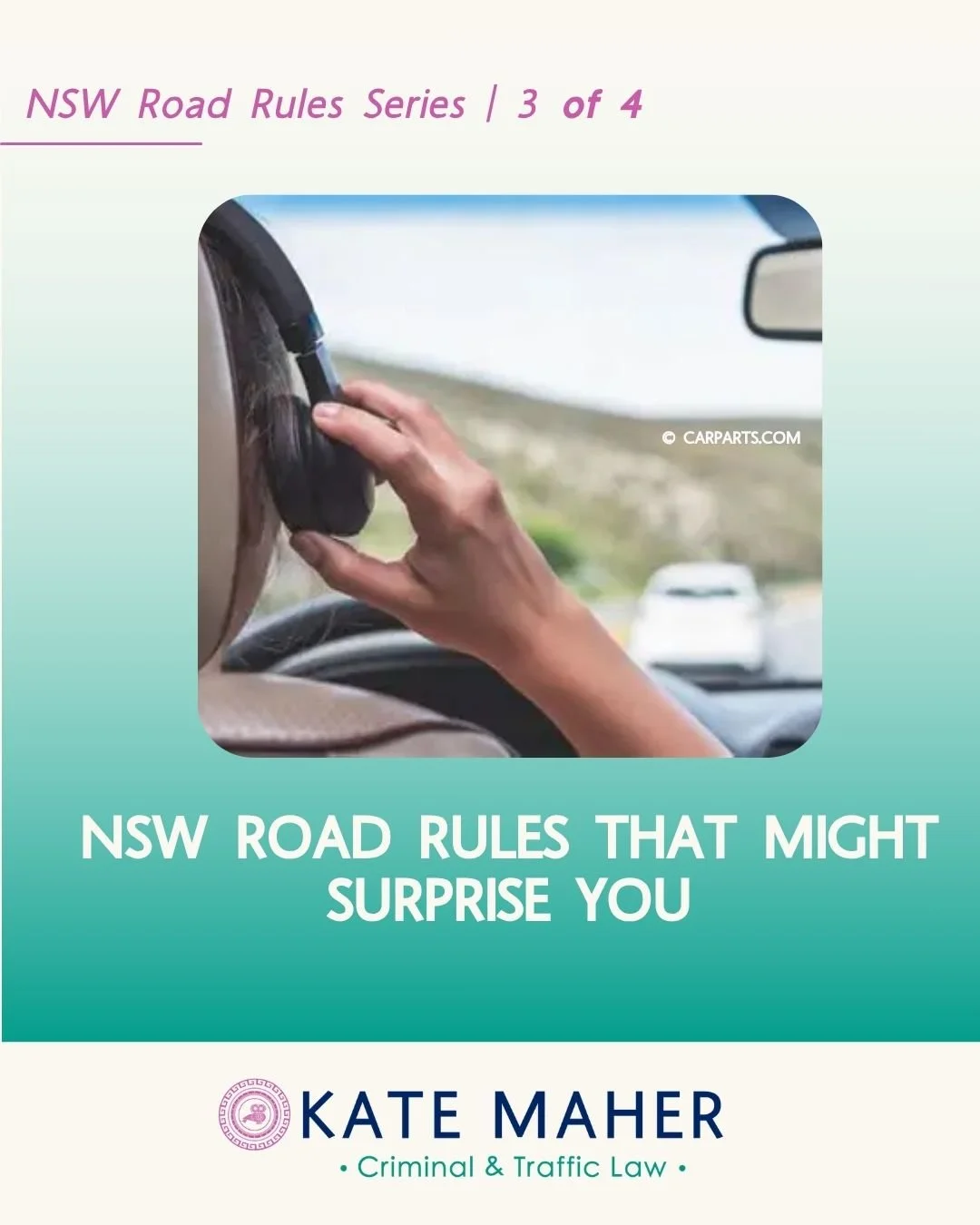 Here's four more NSW road rules that can catch drivers out.

Think you know them all? There are still a few more surprises to come.

#TrafficLaw #NSWRoadRules #NewcastleLawyer