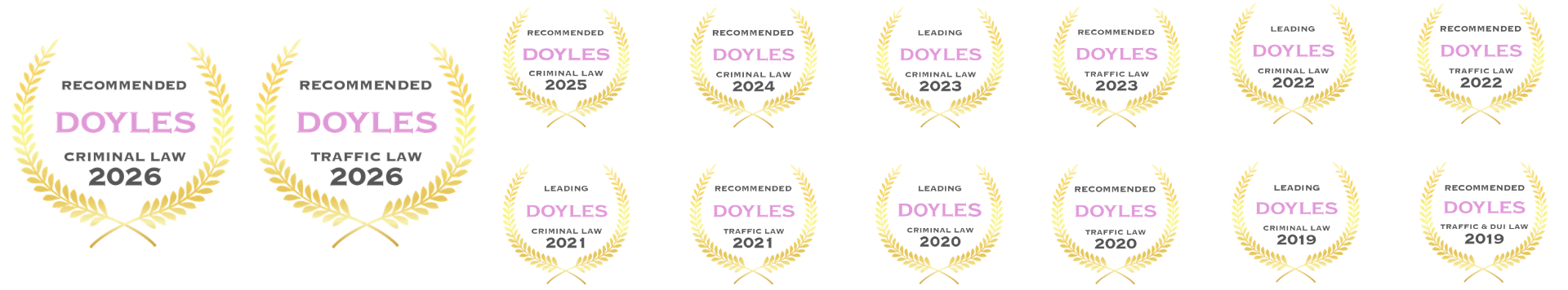 doyle award listings