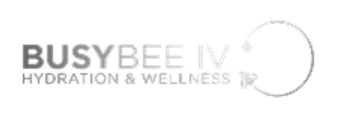 BUSY BEE IV logo with the words Hydration & Wellness beneath it