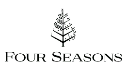 Logo with a green pine tree and the words 'Four Seasons' beneath it.