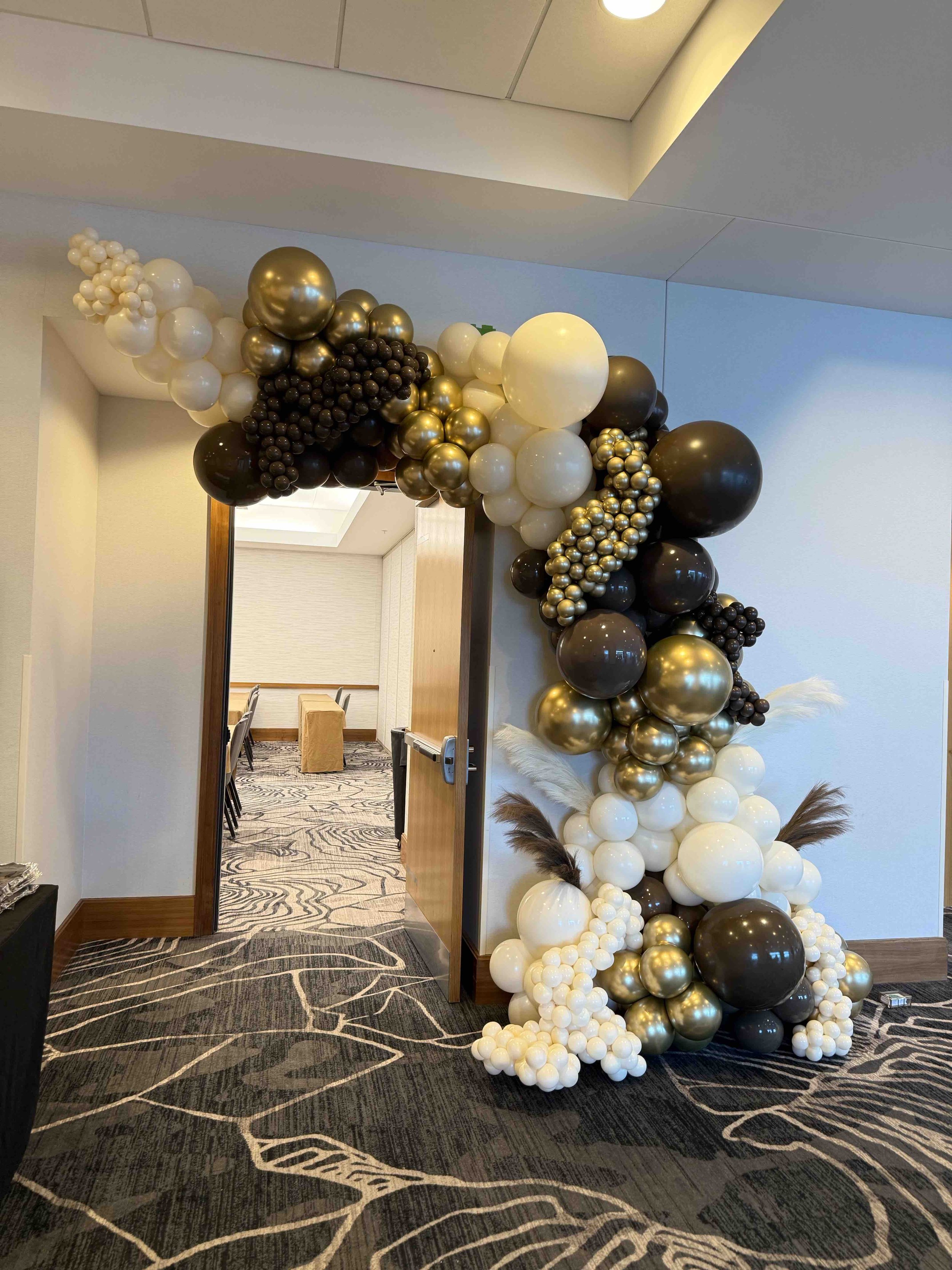 Brown Shades Balloon Garland.jpg