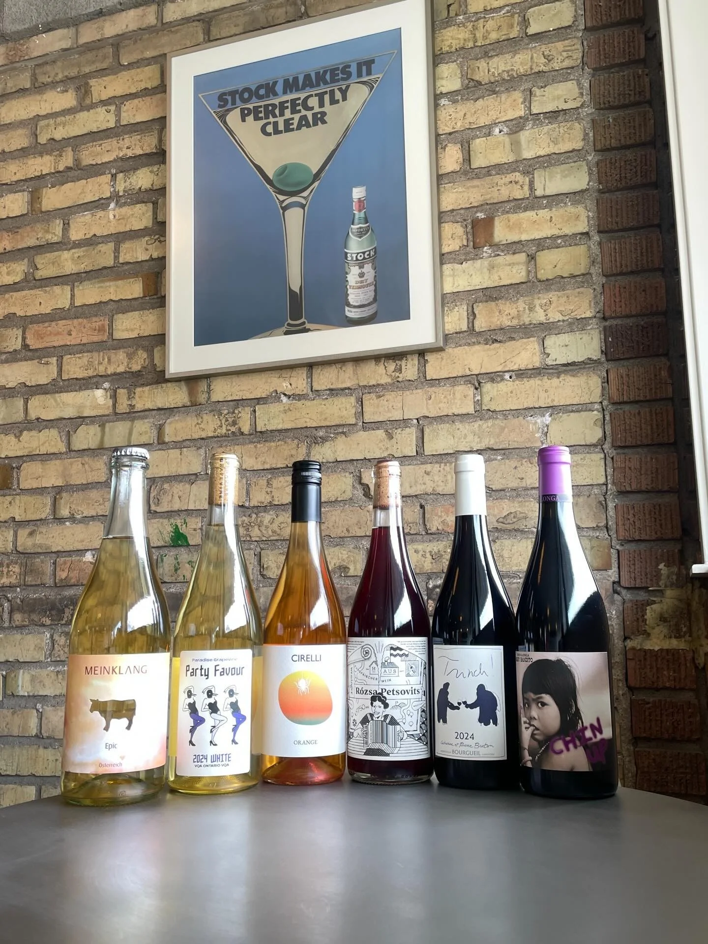 BTG this week until May 2
JUICE IMPORTS
EASY WINE BAR
RILEYD