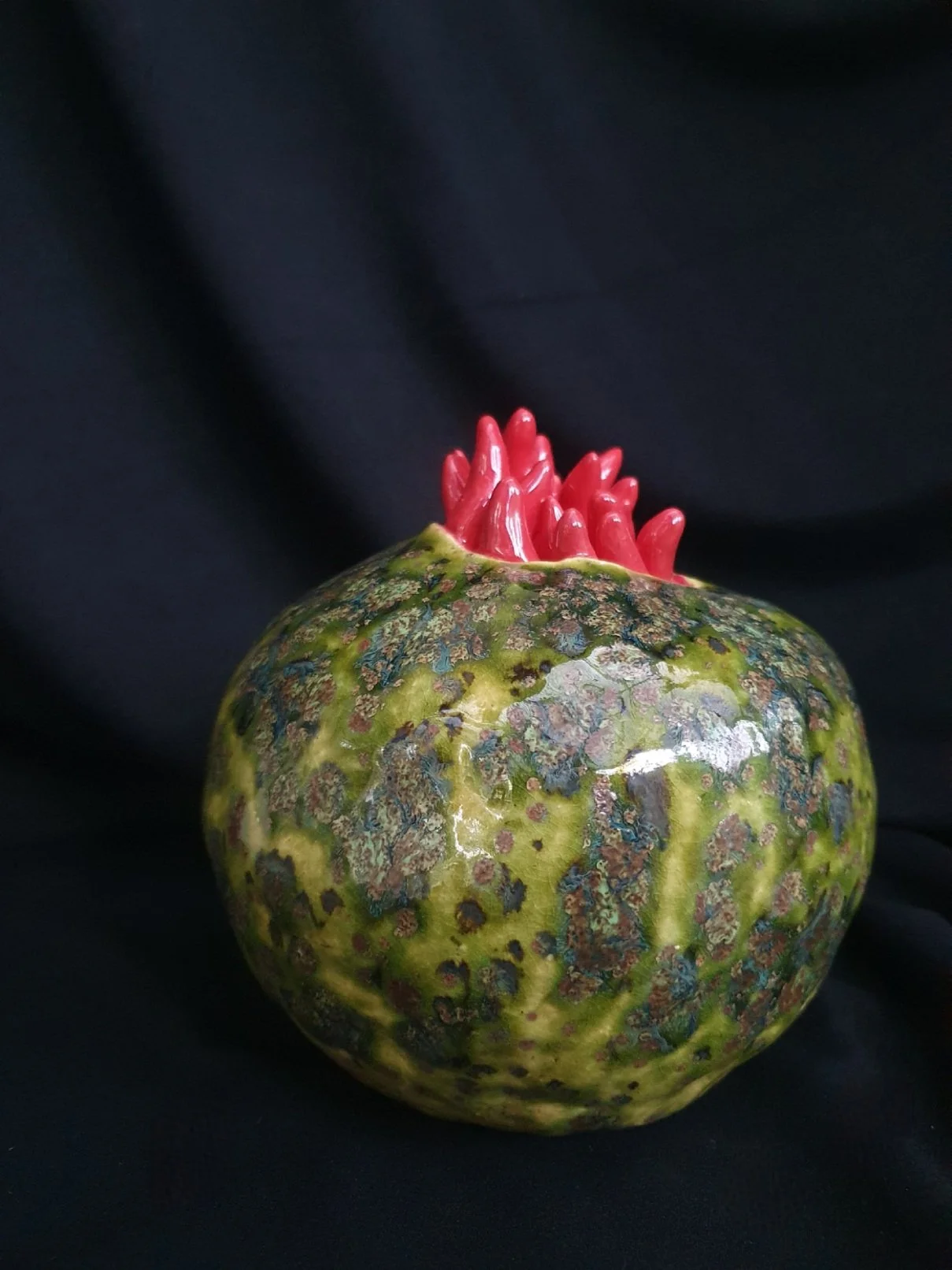 Anemone Series Green and Red small-medium size