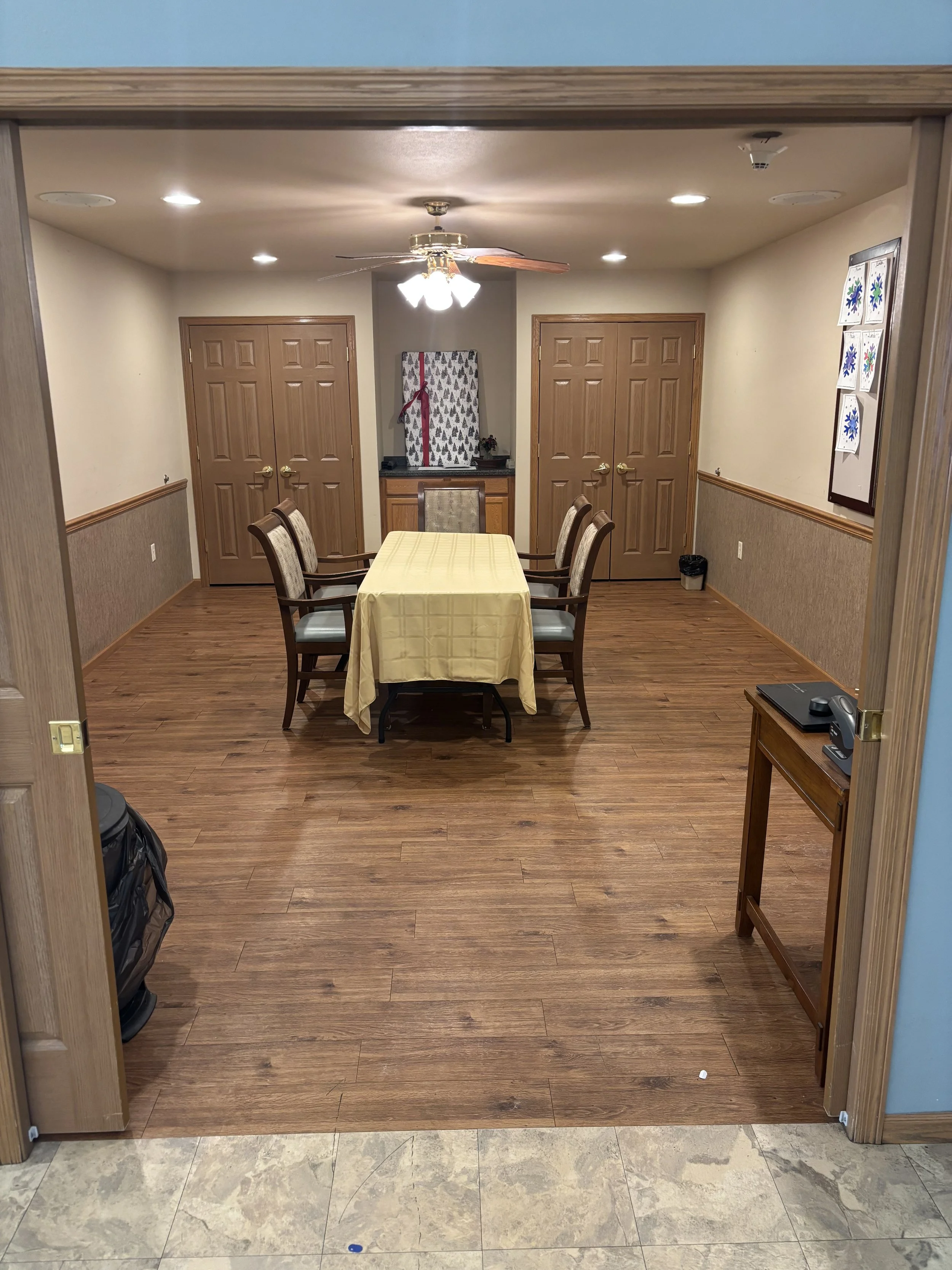 Activity room at Havenfield.