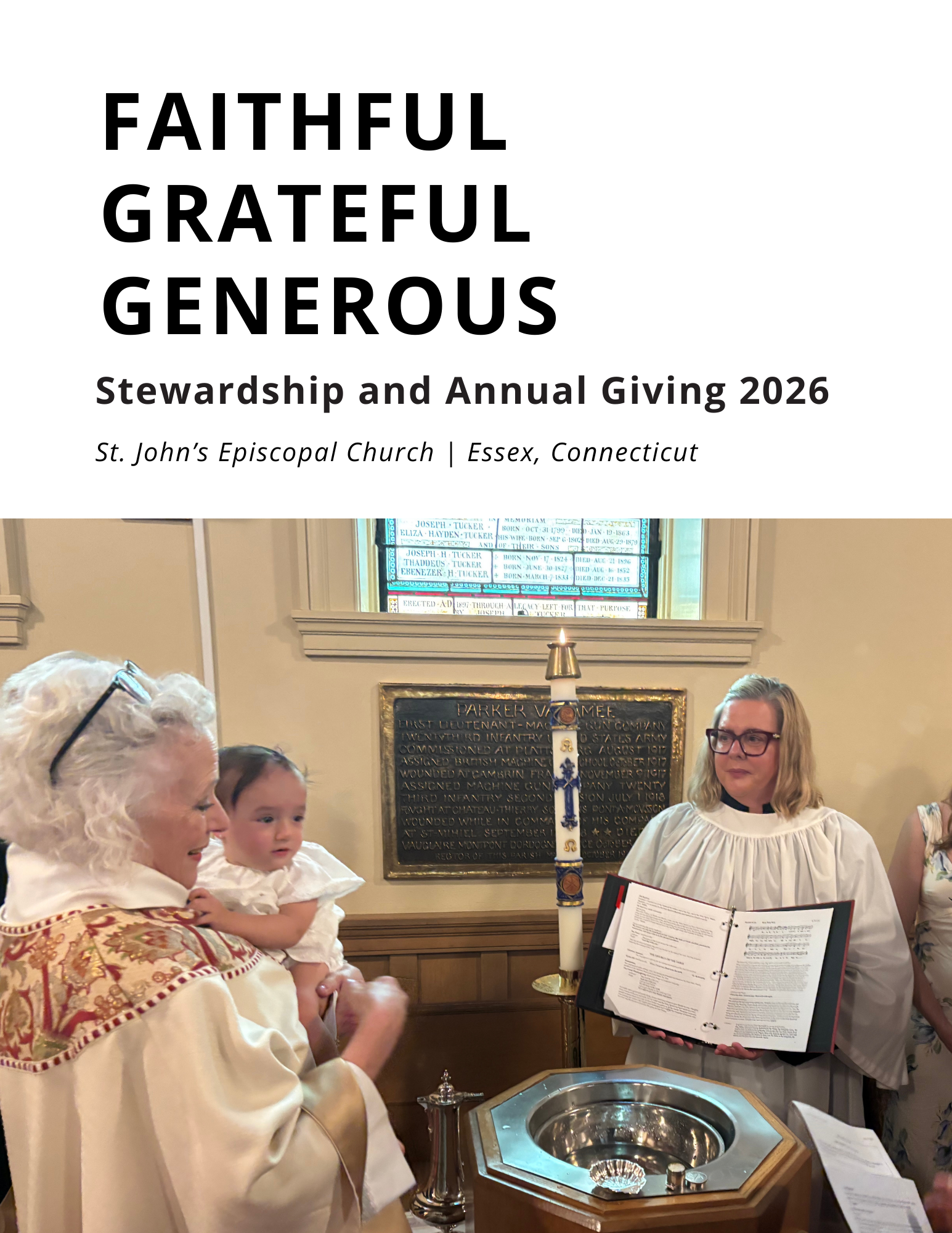 St John's Essex 2026 Annual Giving campaign