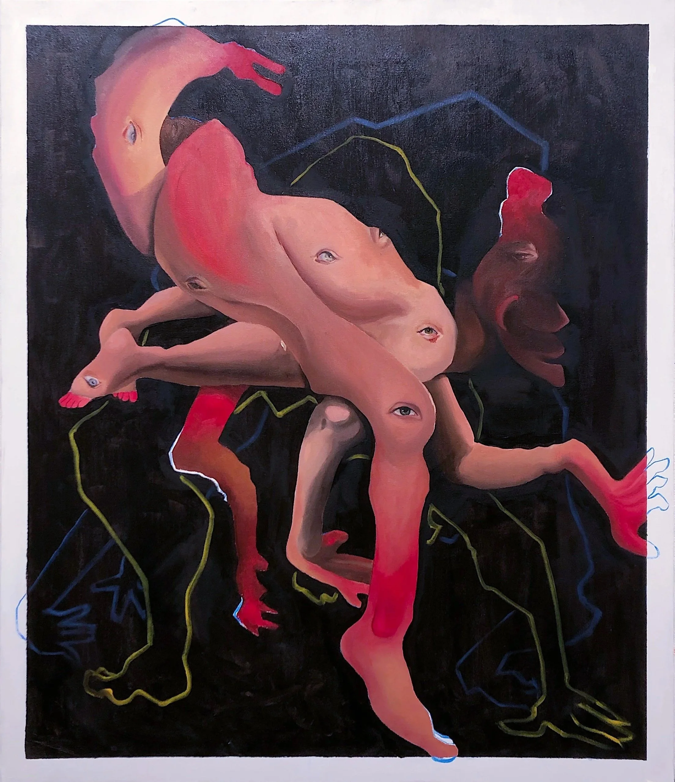 "Who's Afraid of the Big Bad Limby?", 2019, oil on canvas, 30”x42”