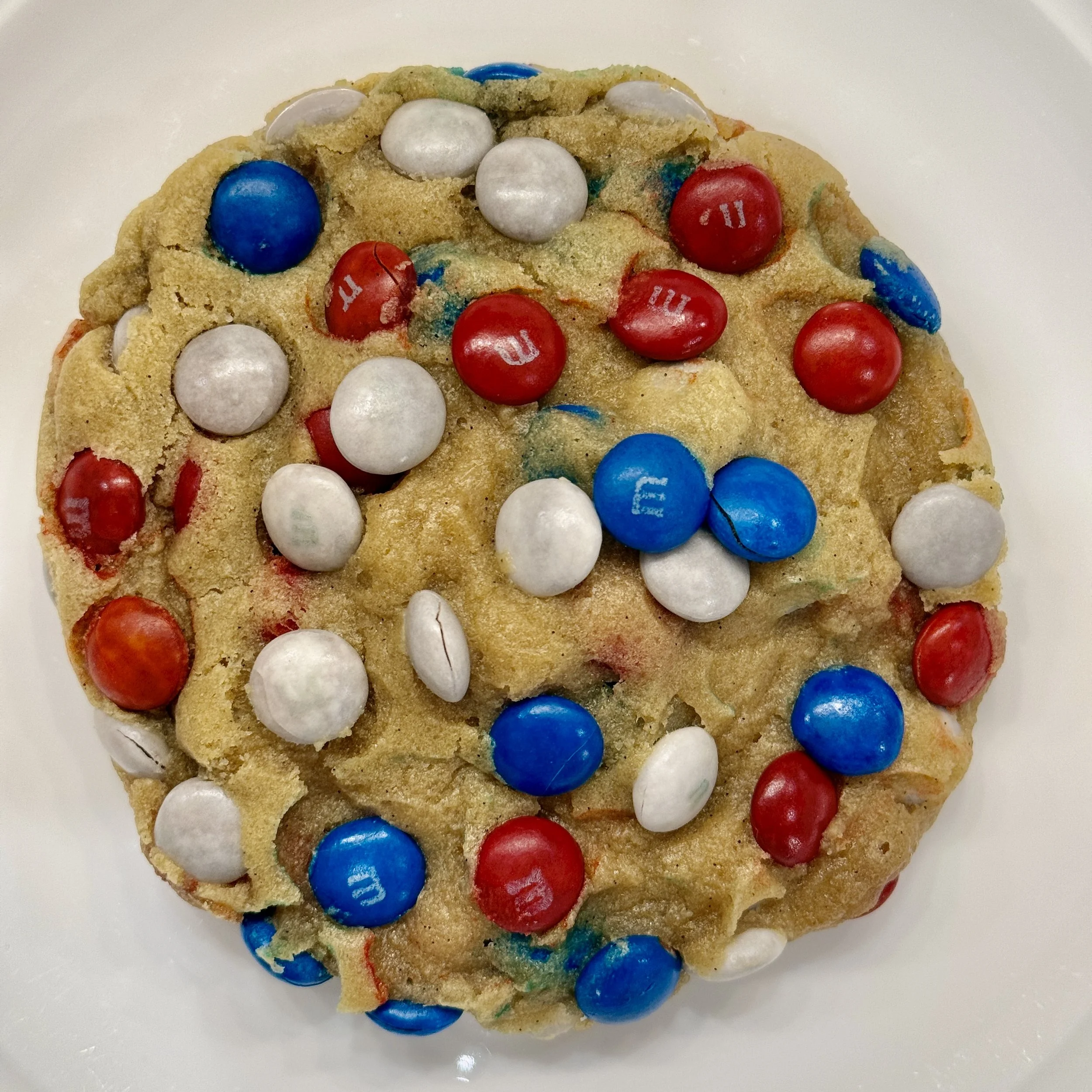 Red, White, and M&M Cookie - Box of 6