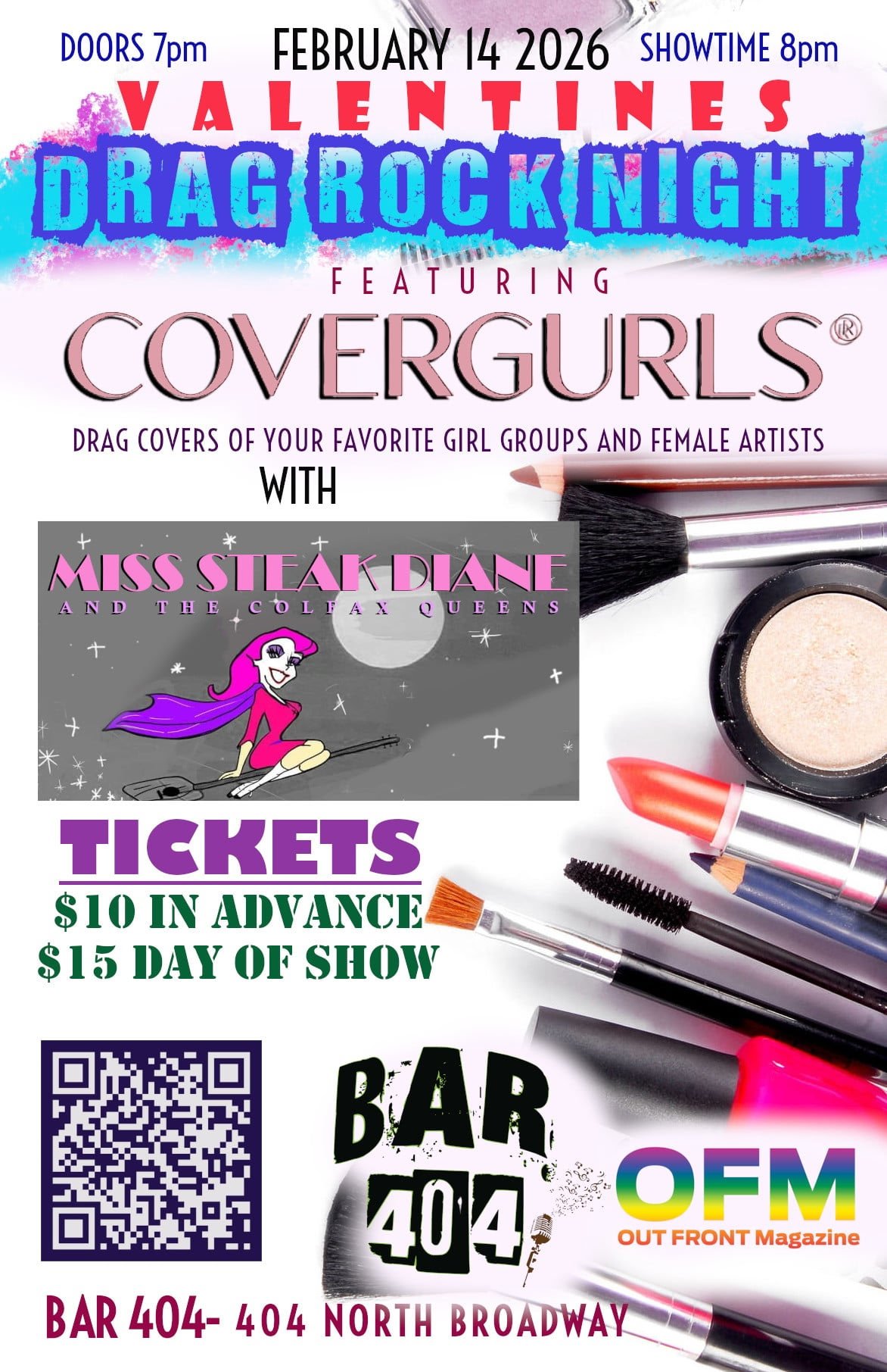 CoverGurls on Valentine's Day 2026 at Bar 404 in Denver