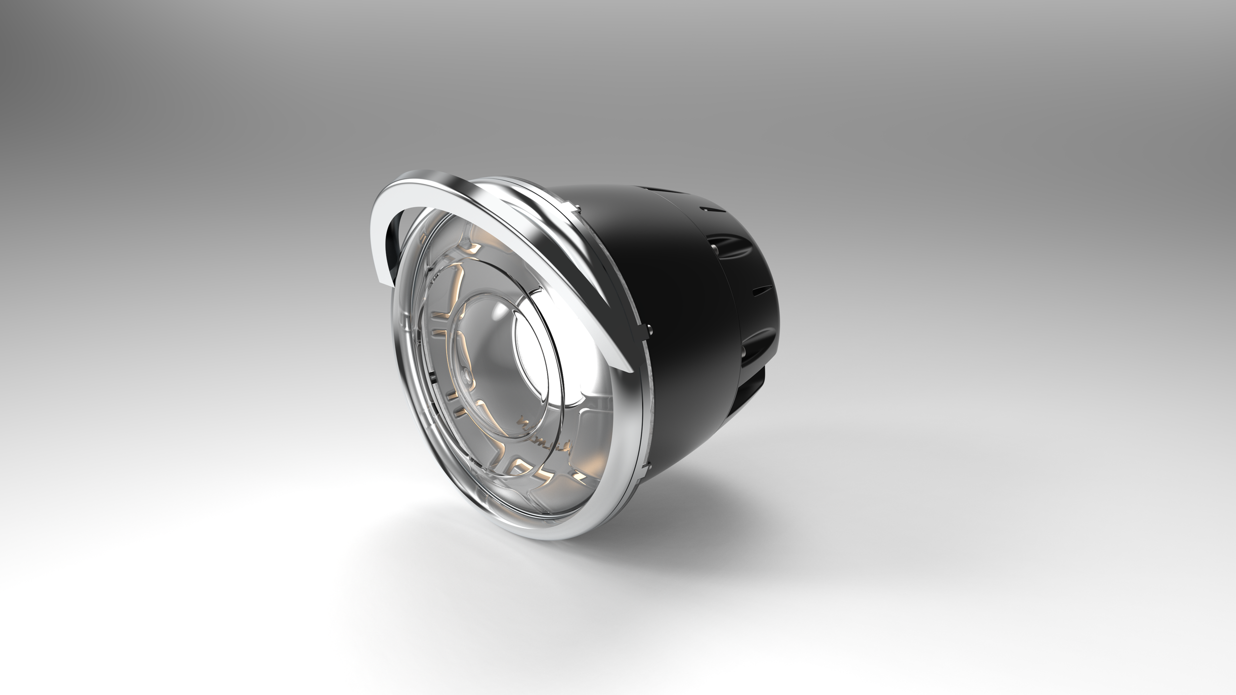 Rendered view of the final version of the headlight