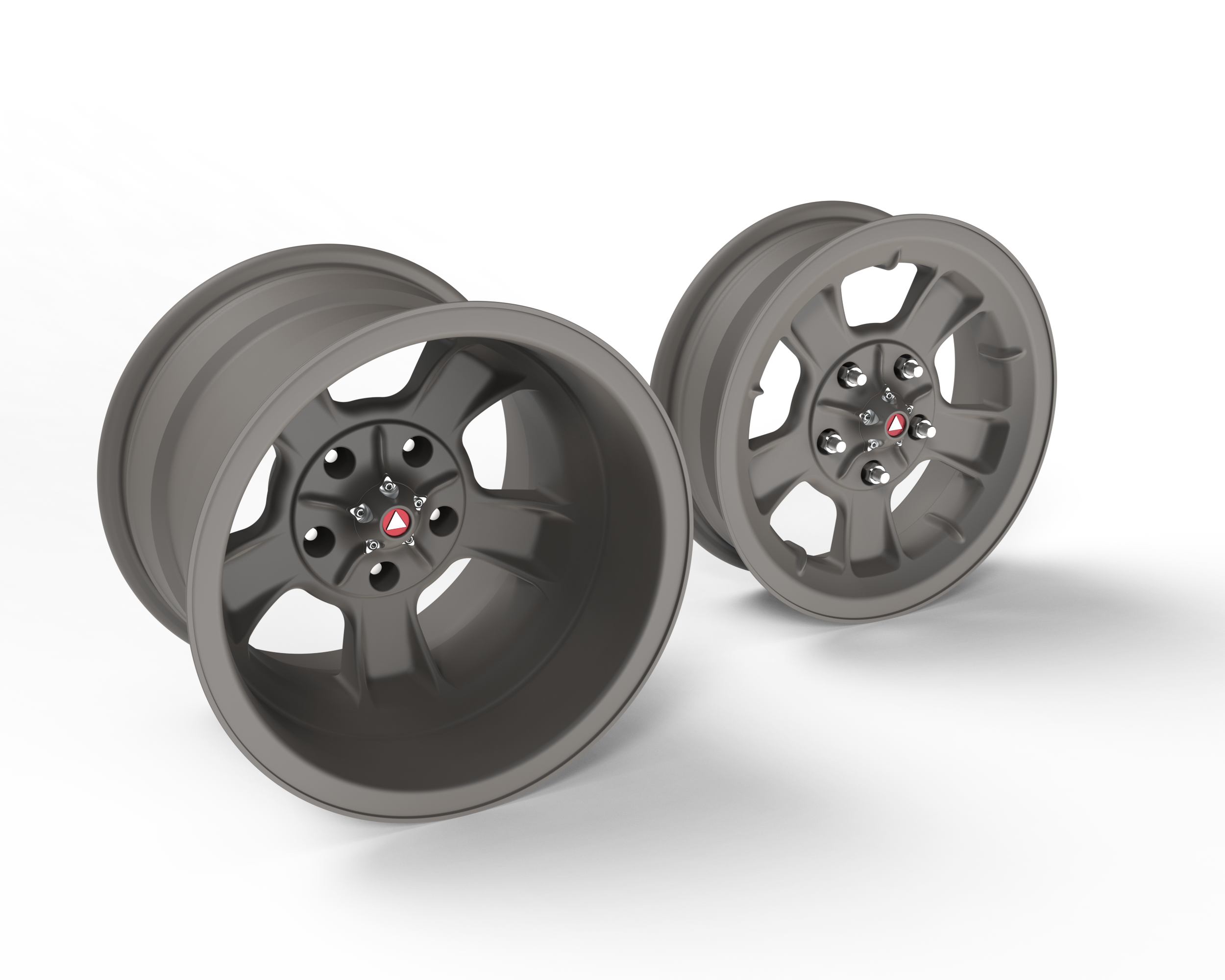 Early design of a custom wheel for a 1933 Willys Coupe show car