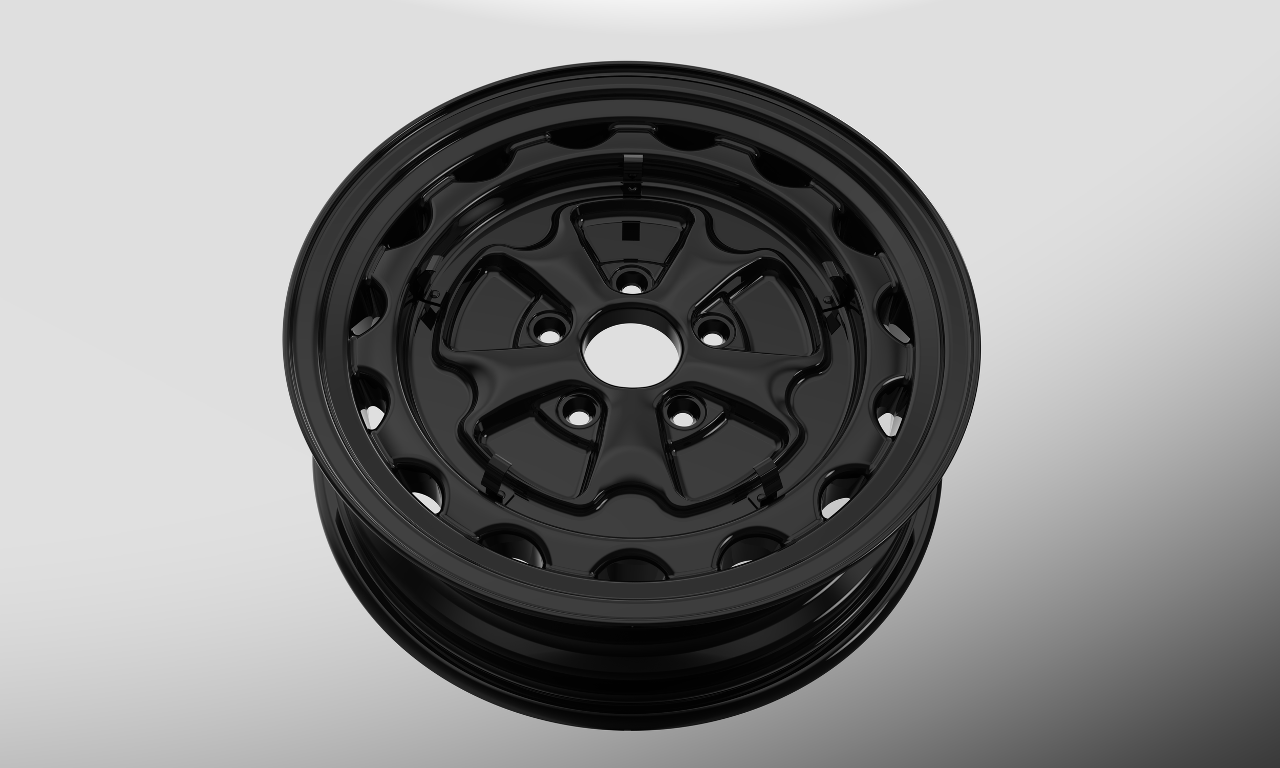 Zephyr wheel with cover removed