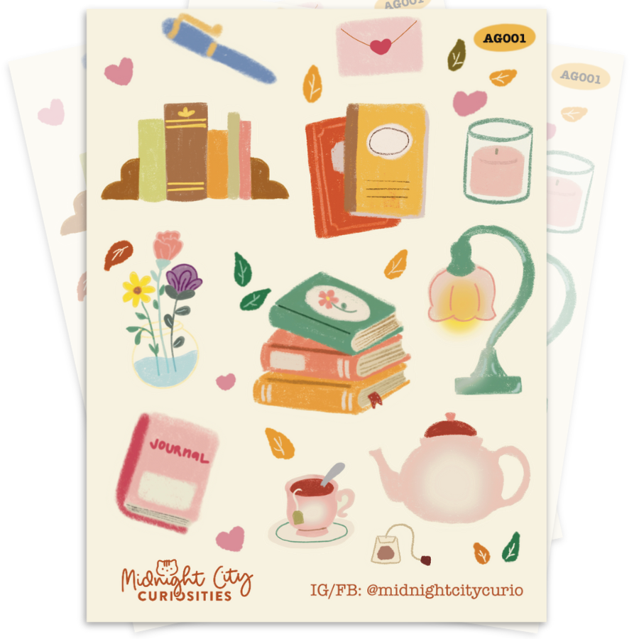 Let's Read Sticker Sheet