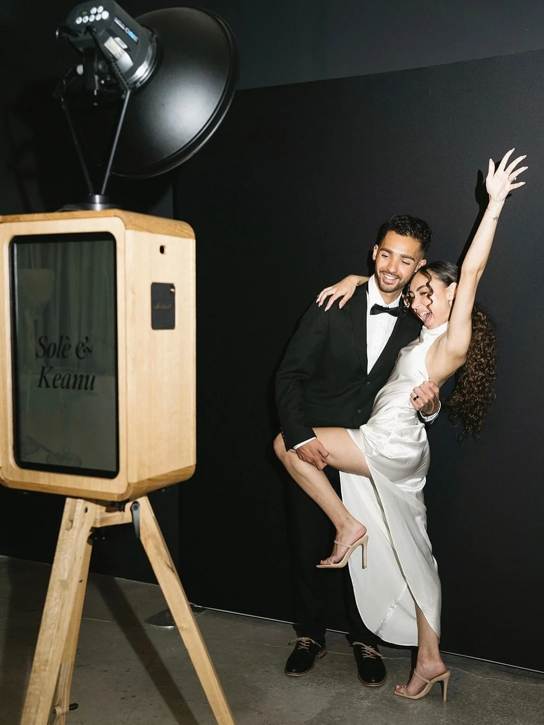 A little moment, captured forever 💌 Wedding season is in full swing &amp; we are loving every minute of it!
.
.
.
#blondiebooths #photobooth #photoboothfun #photoboothlasvegas #photoboothrental
