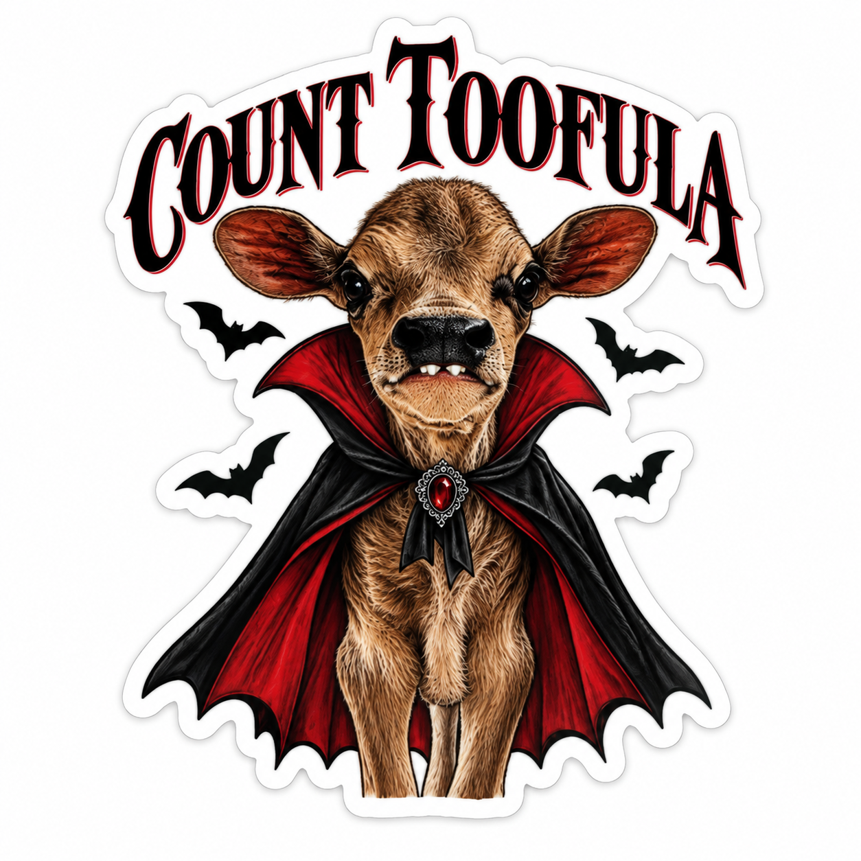 Count Toofula Sticker