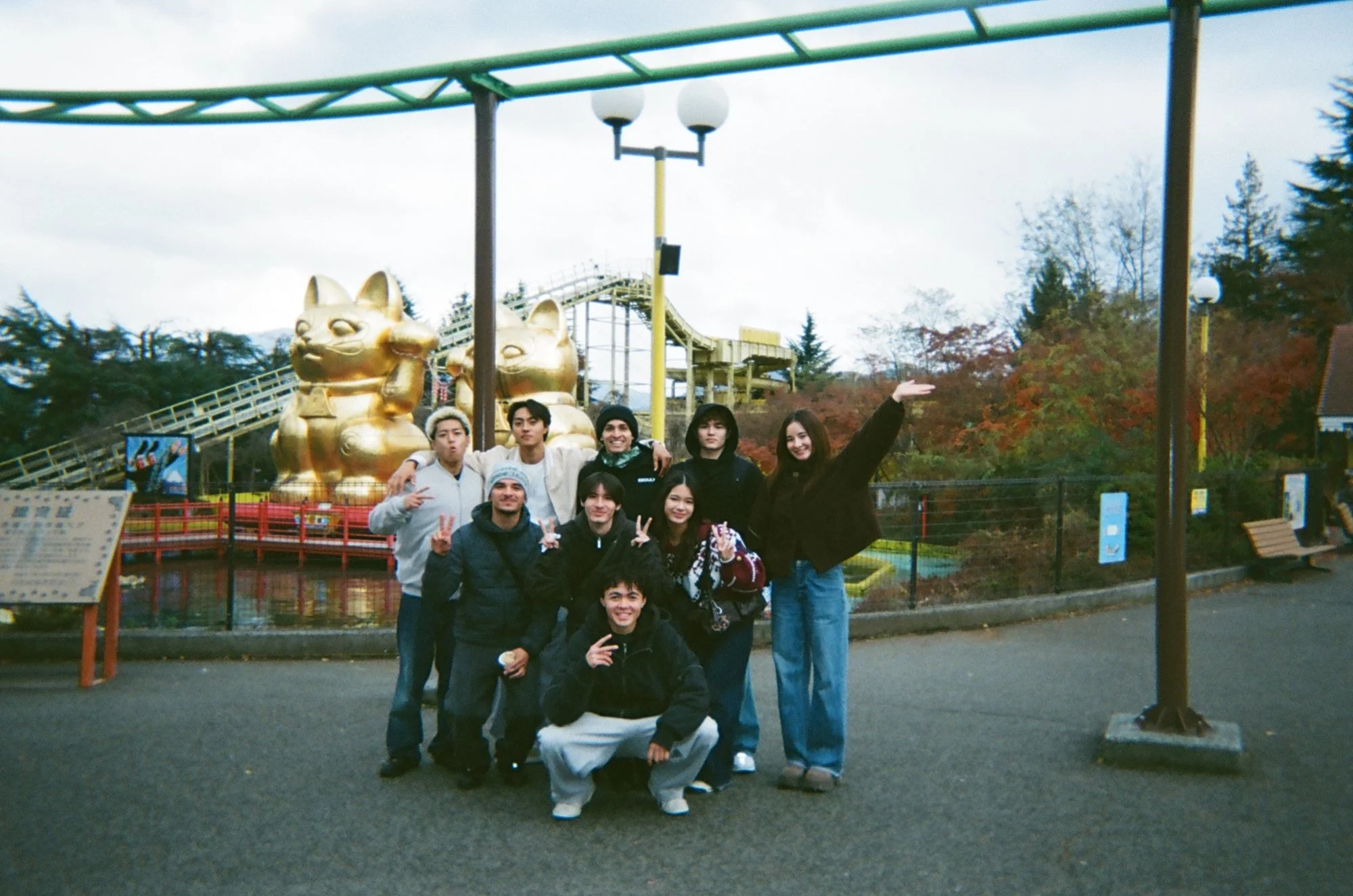 Three unbelieving friends joining our Mt Fuji theme park trip, all doing life together!