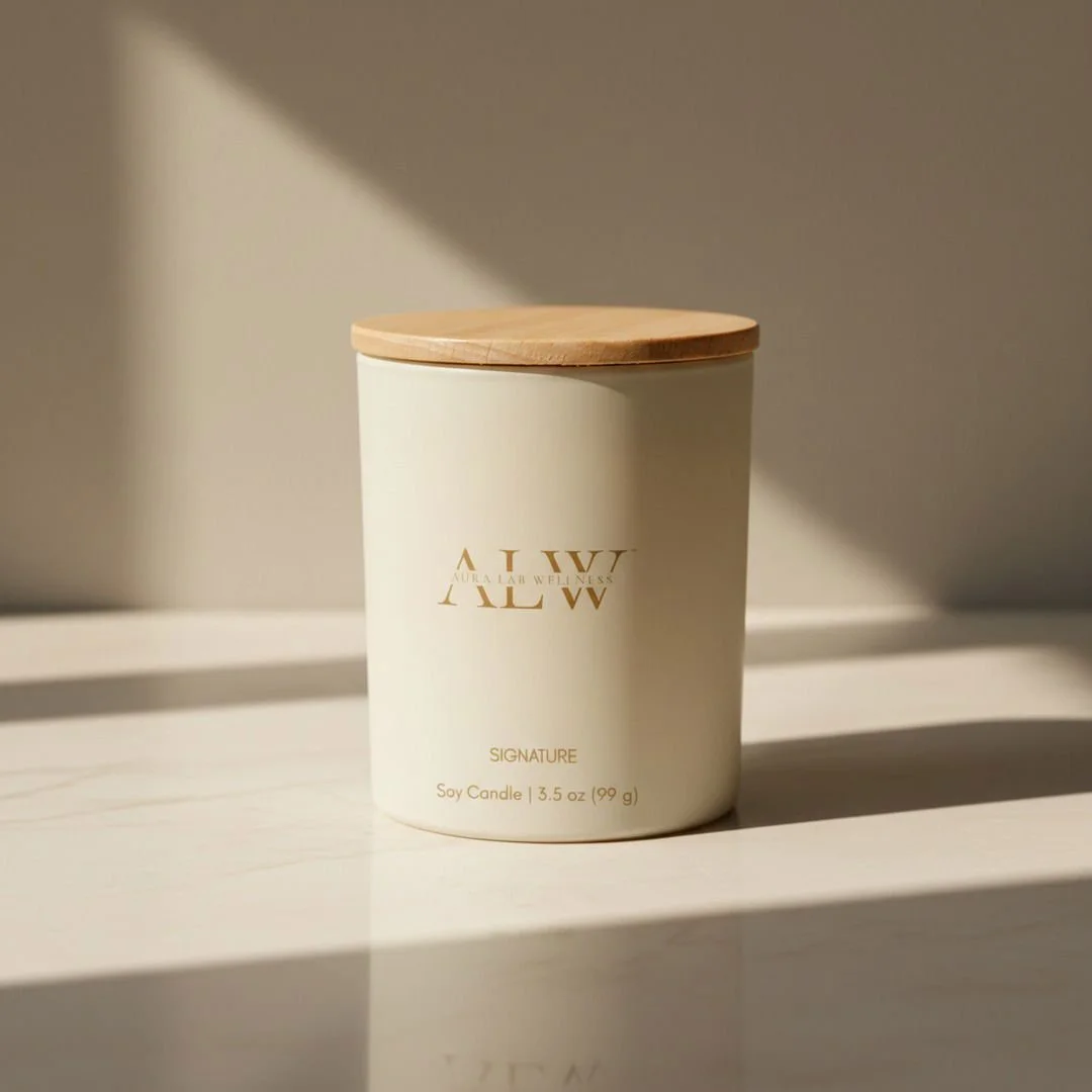 ALW Signature Travel Soy Candle — Cream (3.5 oz / 99g)