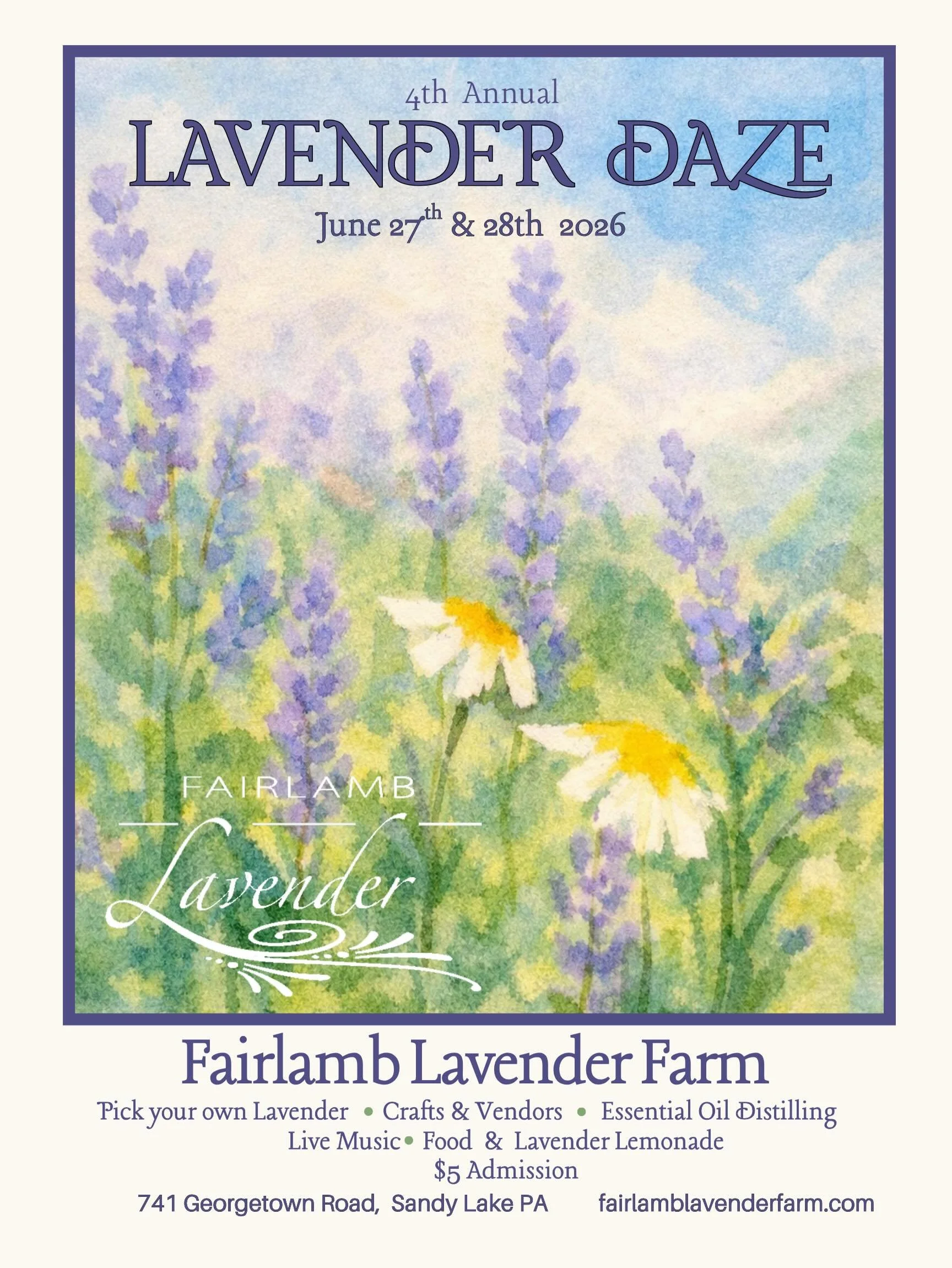 Mark your calendar for June 27-28 and come enjoy a wonderful weekend filled with lavender, shopping, food and fun! If you&rsquo;re attending, be sure to stop by, say hello, and check out everything the event has to offer. I look forward to seeing you