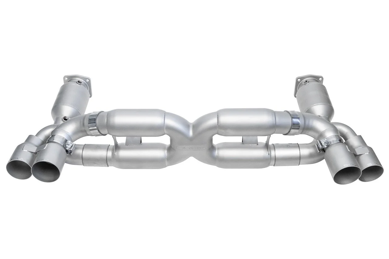 Porsche 997.1 Turbo SOUL Sport X-Pipe Exhaust System