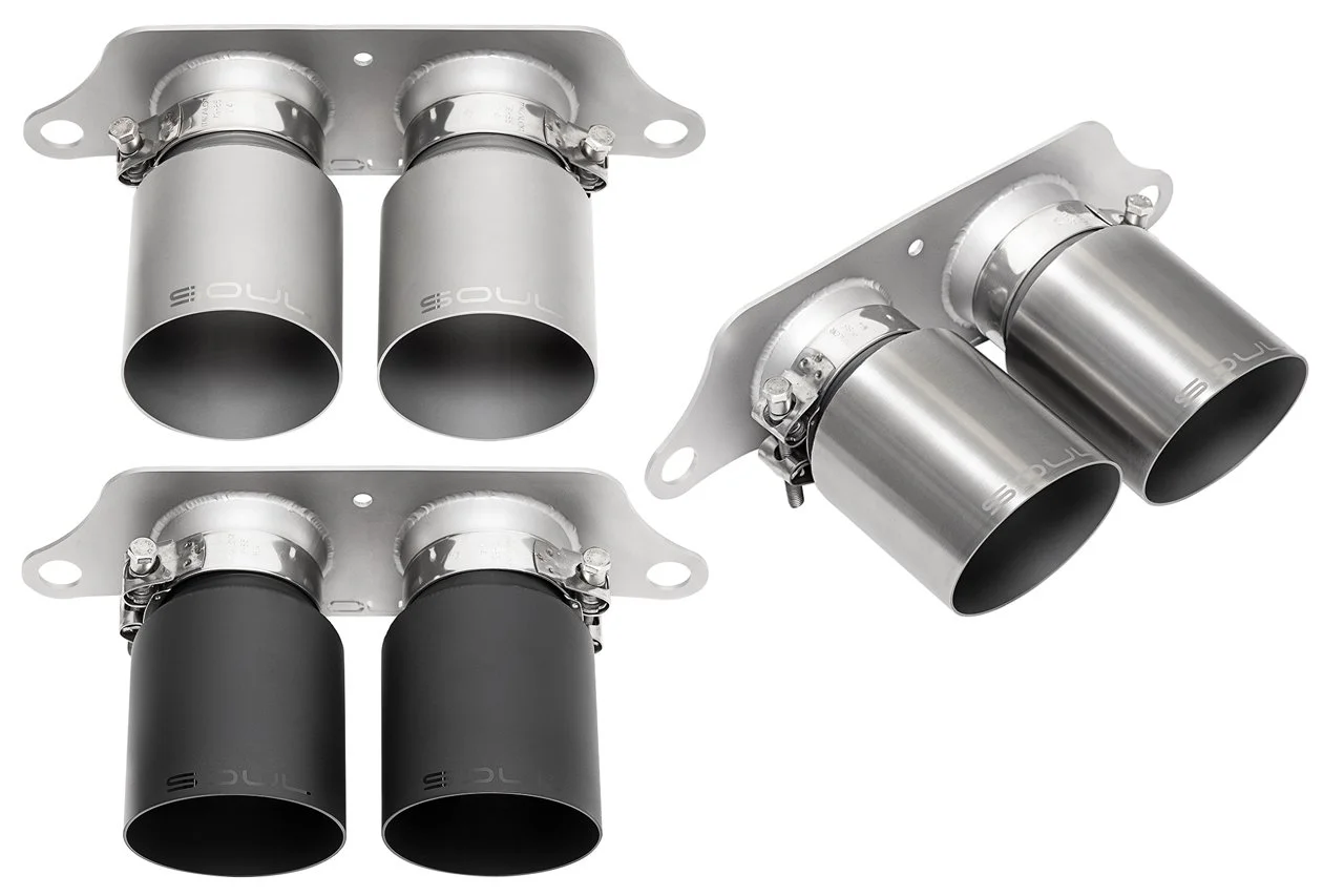 Porsche 991.1 / 991.2 GT3 / GT3 RS SOUL Bolt-On Exhaust Tips