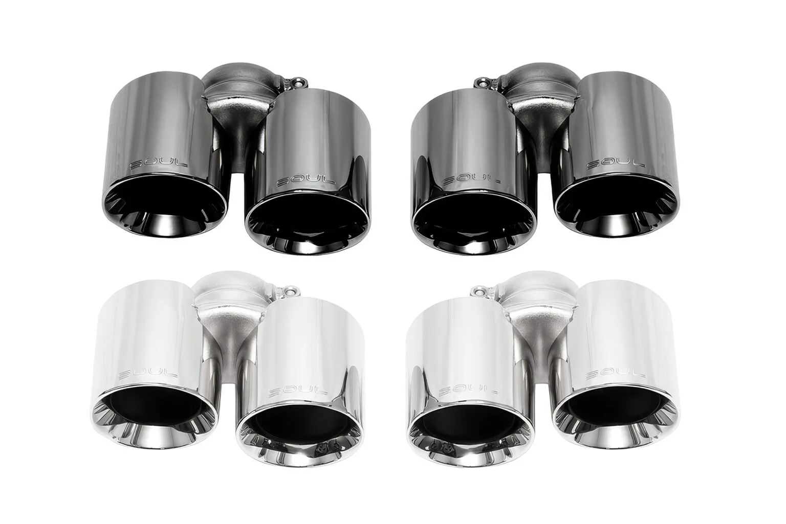 Porsche 997.2 Carrera S / Carrera 4S / Targa 4S SOUL Bolt-On Exhaust Tips