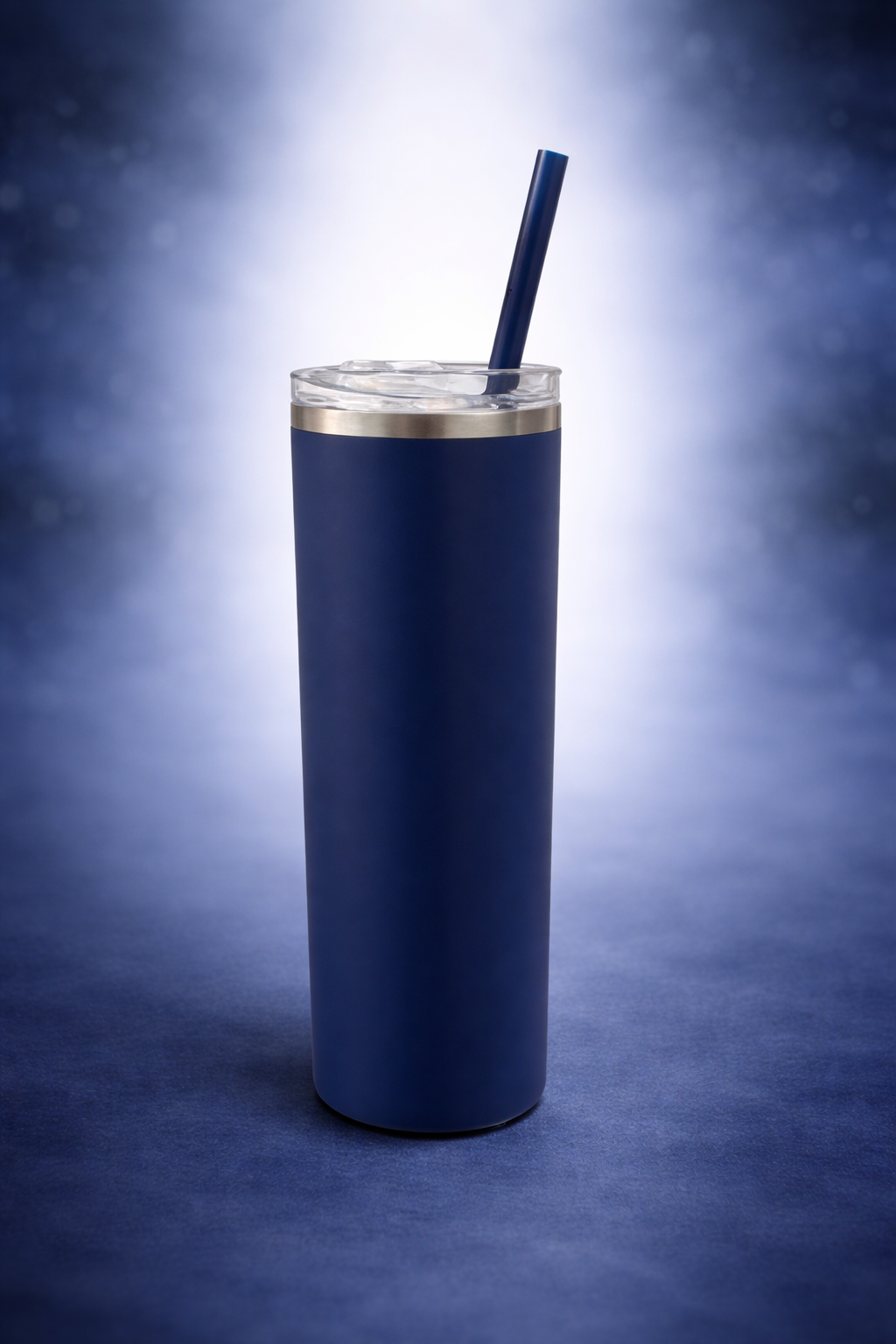 20oz Stainless Steel Double-Insulated Navy Tumbler