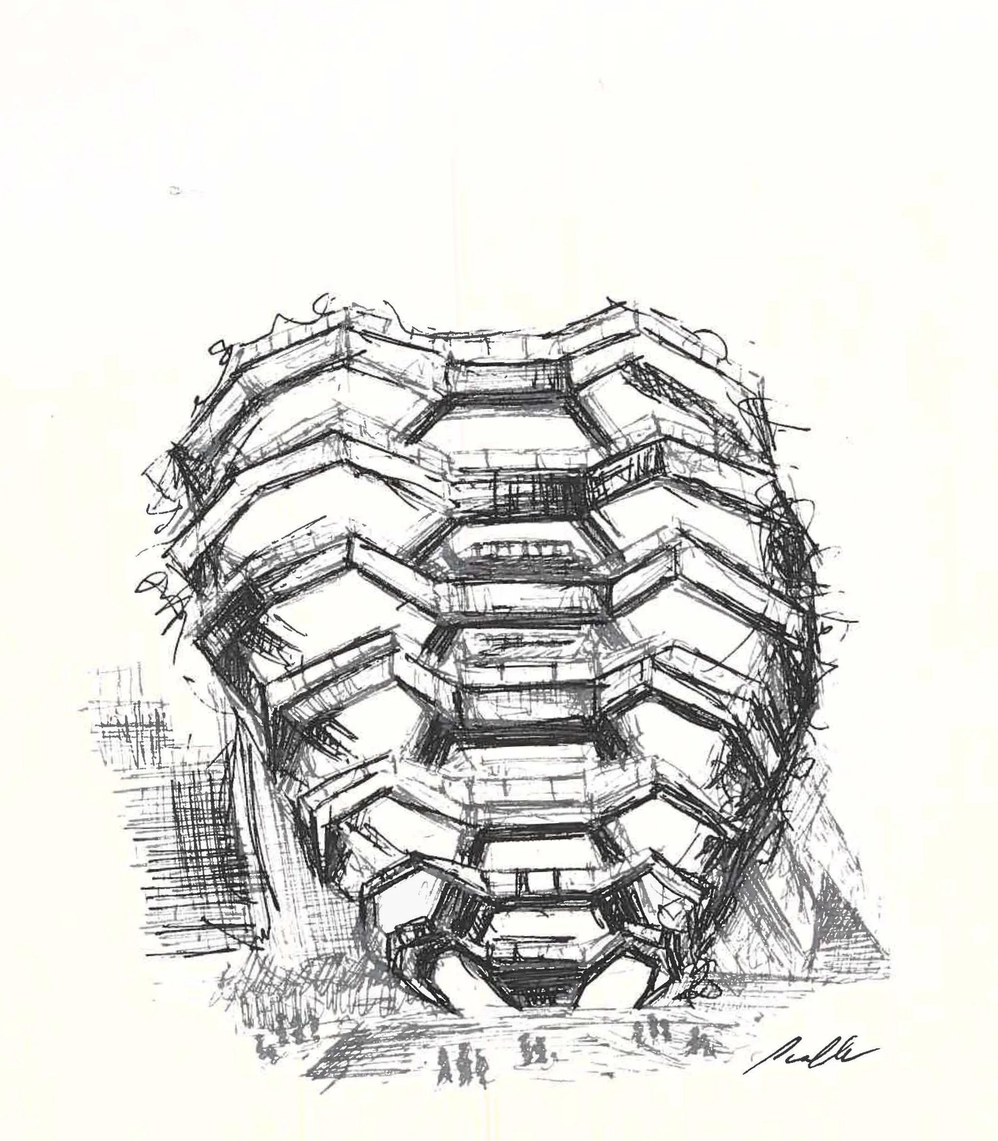 The mall at Hudson Yards