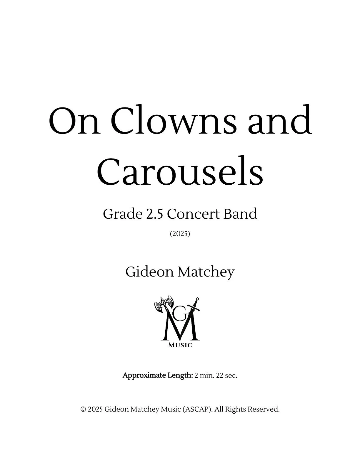 On Clowns and Carousels